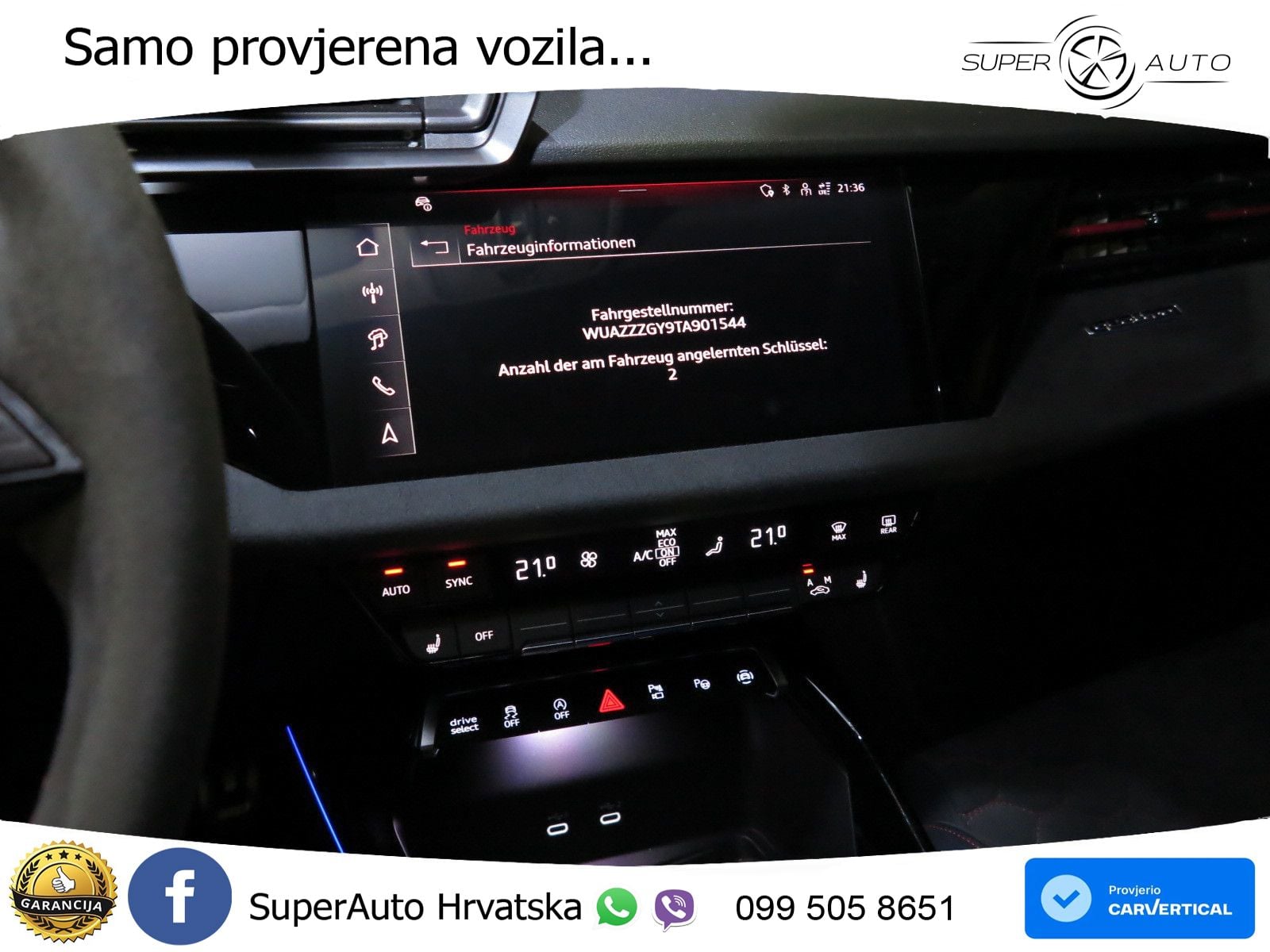 Audi RS3 Sedan 2.5 TFSI (400 KS) quattro S tronic LED+GR SJED+ACC