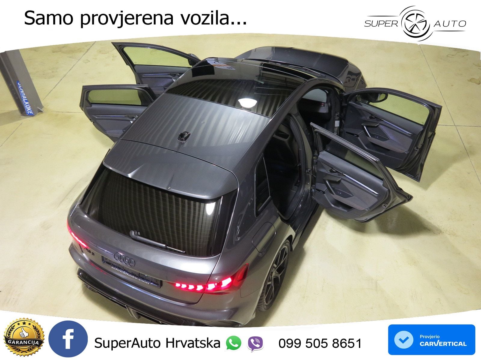Audi RS3 Sedan 2.5 TFSI (400 KS) quattro S tronic LED+GR SJED+ACC