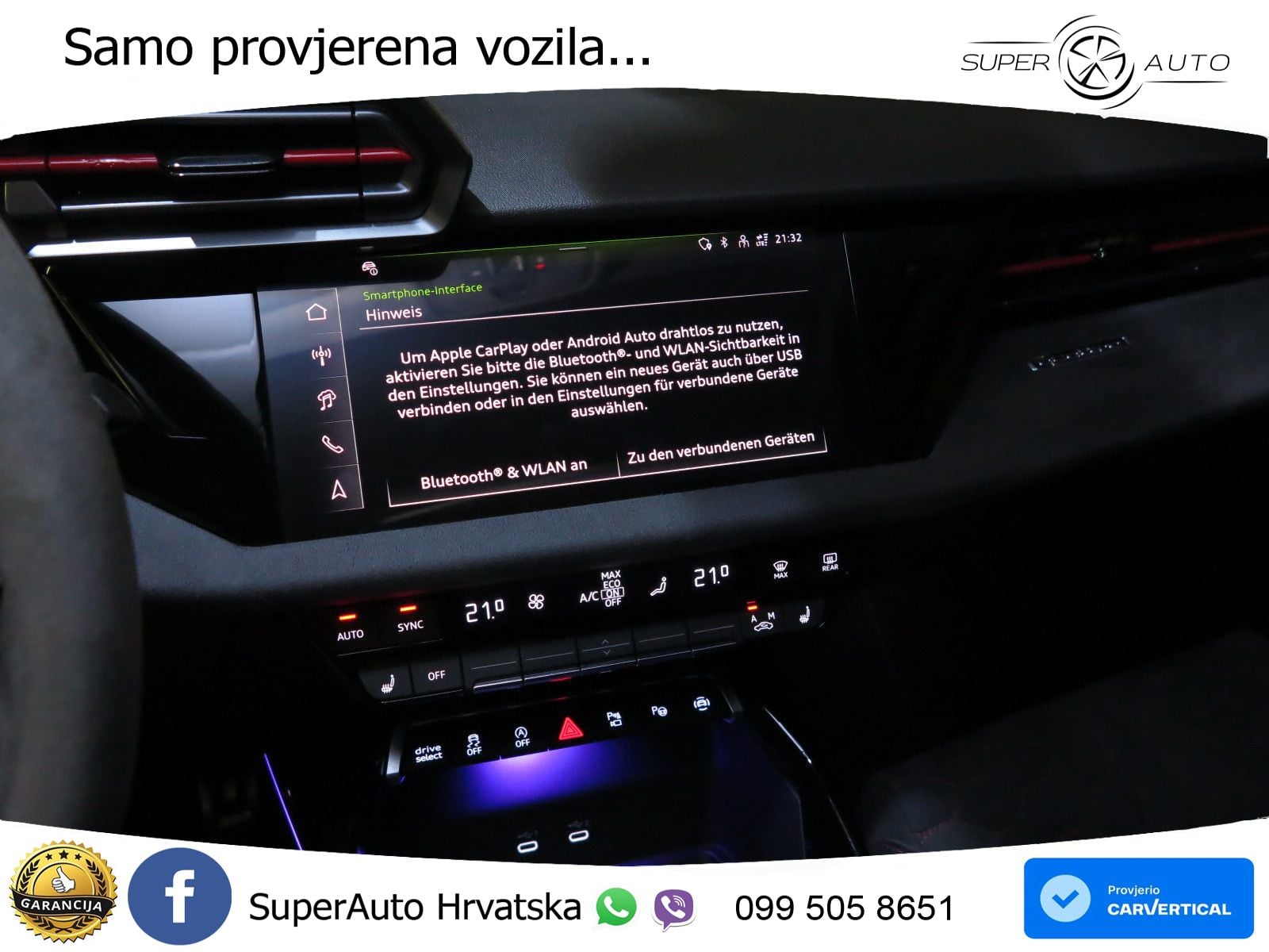 Audi RS3 Sedan 2.5 TFSI (400 KS) quattro S tronic LED+GR SJED+ACC