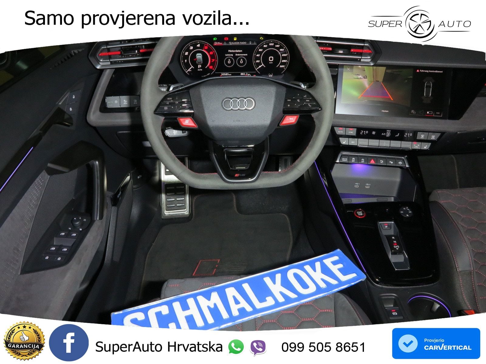 Audi RS3 Sedan 2.5 TFSI (400 KS) quattro S tronic LED+GR SJED+ACC