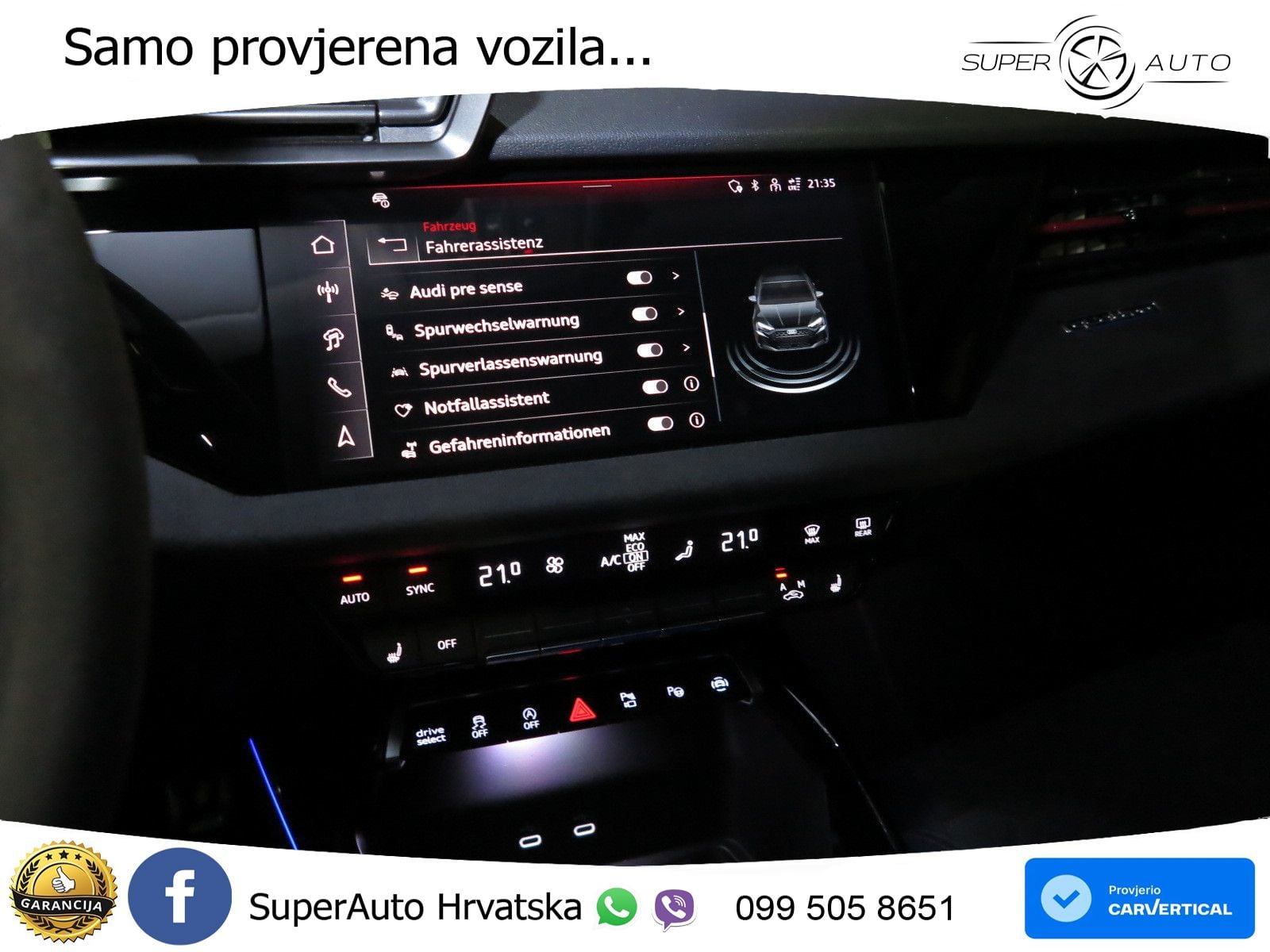 Audi RS3 Sedan 2.5 TFSI (400 KS) quattro S tronic LED+GR SJED+ACC