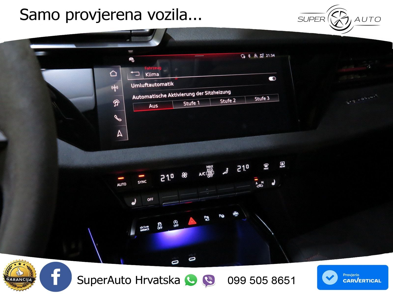 Audi RS3 Sedan 2.5 TFSI (400 KS) quattro S tronic LED+GR SJED+ACC
