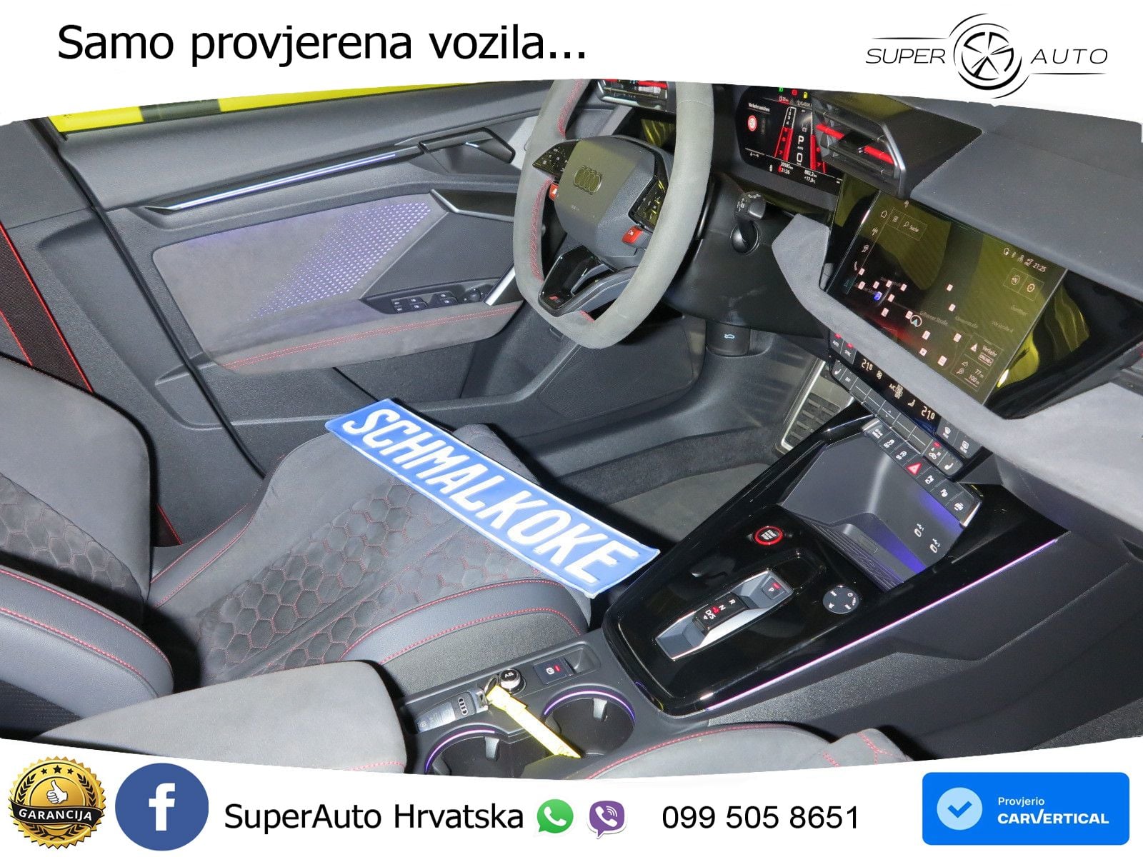 Audi RS3 Sedan 2.5 TFSI (400 KS) quattro S tronic LED+GR SJED+ACC
