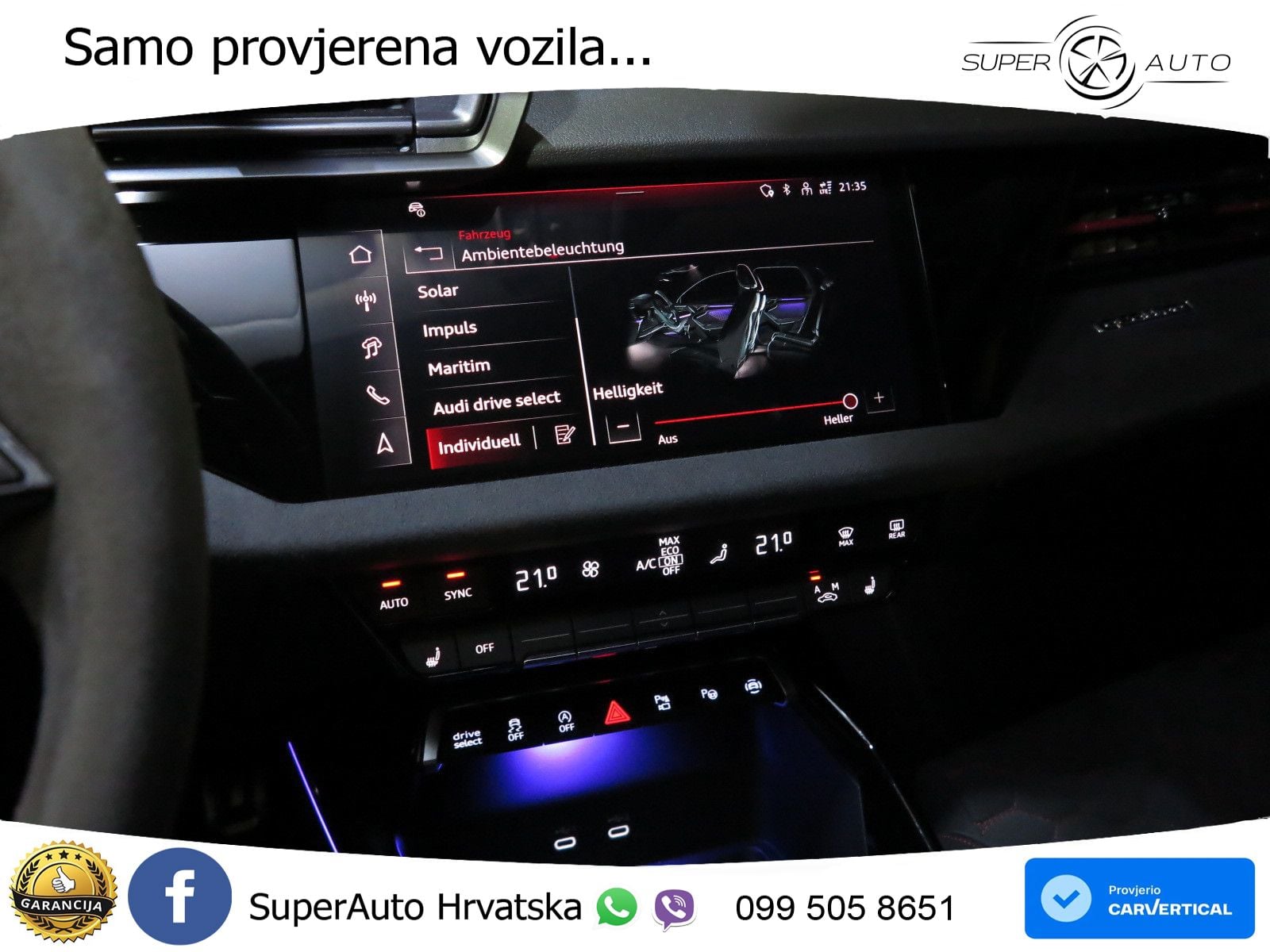 Audi RS3 Sedan 2.5 TFSI (400 KS) quattro S tronic LED+GR SJED+ACC