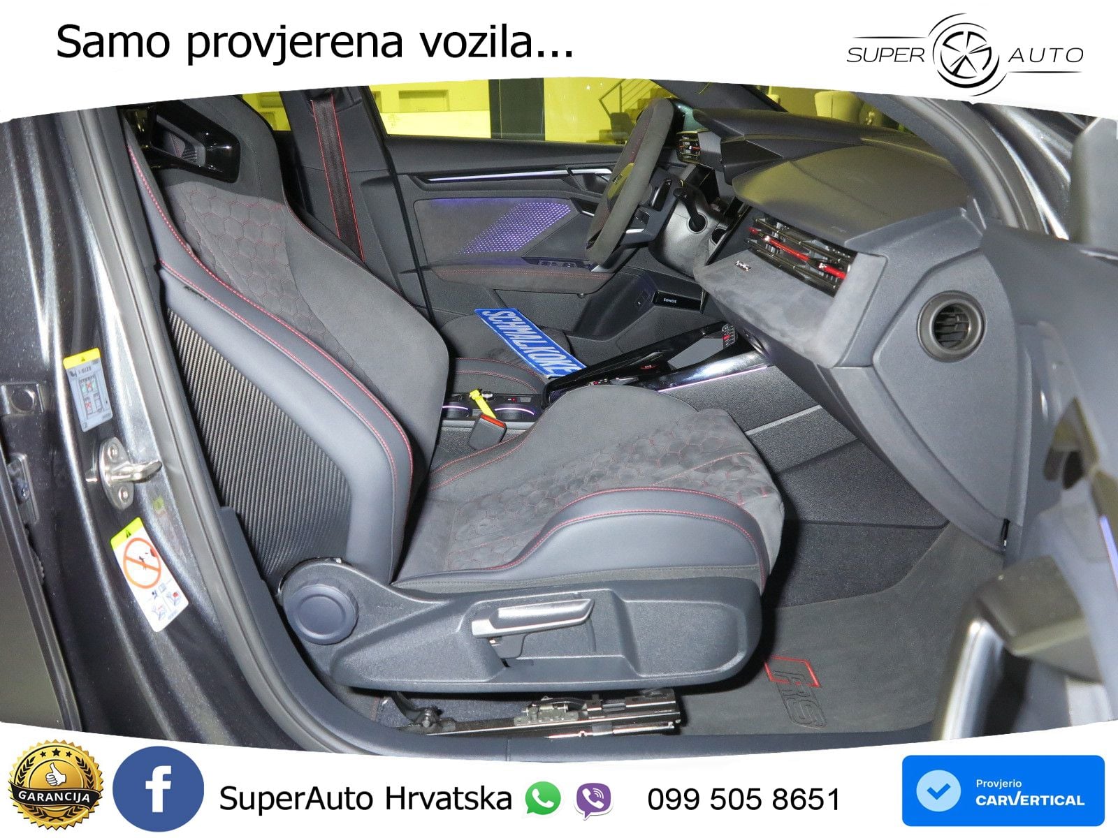 Audi RS3 Sedan 2.5 TFSI (400 KS) quattro S tronic LED+GR SJED+ACC