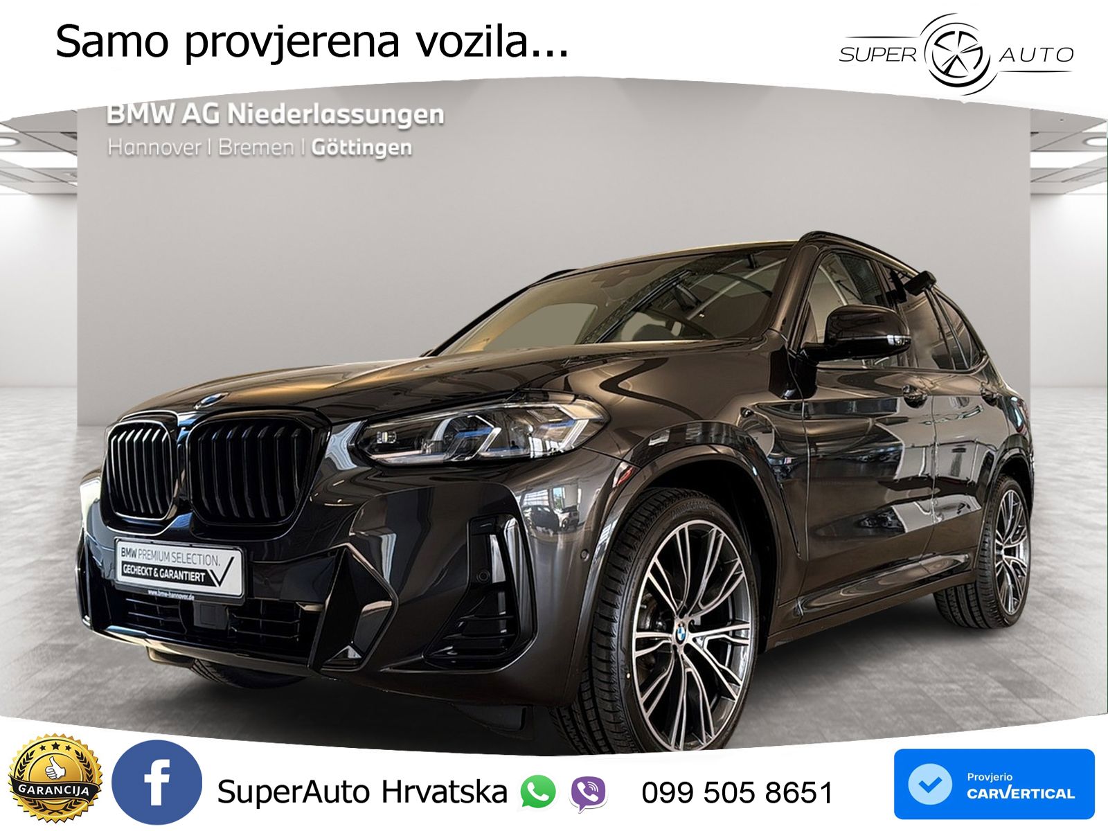 BMW X3 20d xDrive Steptronic M Sport LED+GR SJED+ACC