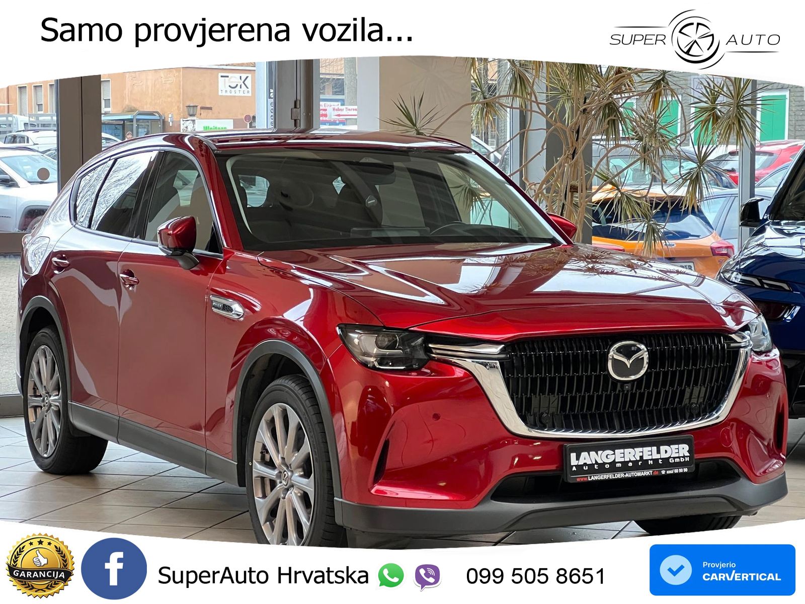 Mazda CX-60 2.5 e-Skyactiv (328 KS) AWD Automatic LED+GR SJED+ACC