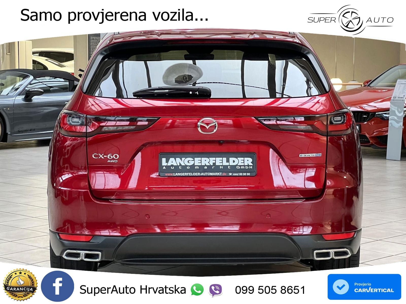 Mazda CX-60 2.5 e-Skyactiv (328 KS) AWD Automatic LED+GR SJED+ACC