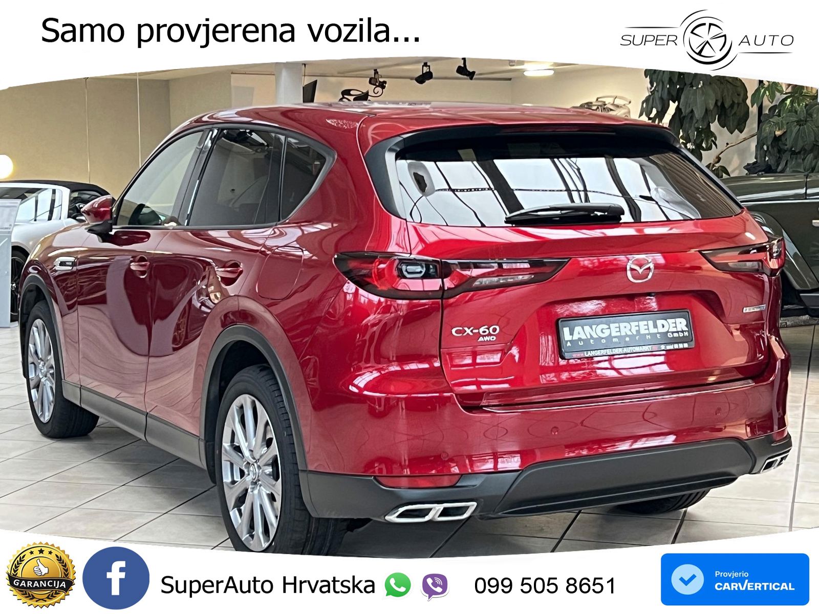 Mazda CX-60 2.5 e-Skyactiv (328 KS) AWD Automatic LED+GR SJED+ACC