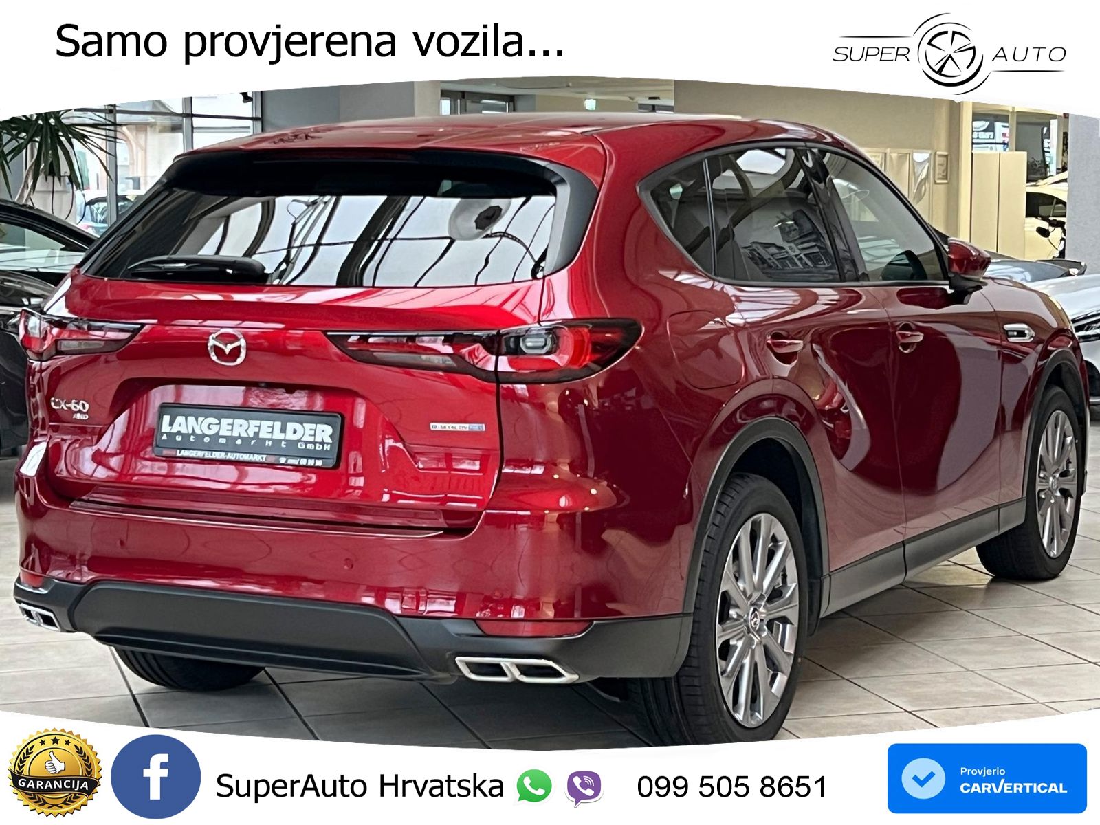 Mazda CX-60 2.5 e-Skyactiv (328 KS) AWD Automatic LED+GR SJED+ACC