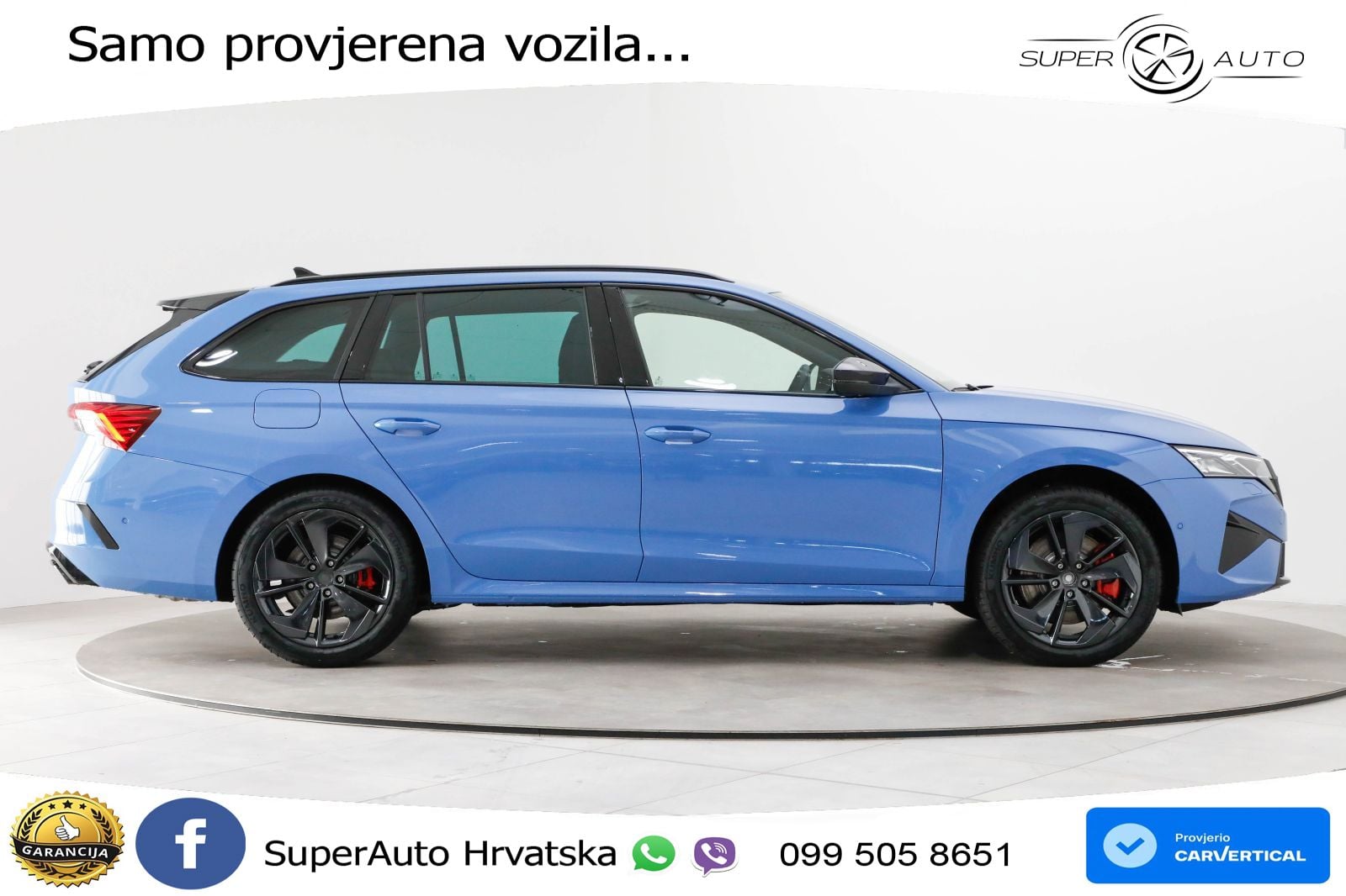 Škoda Octavia Combi RS 2.0 TSI (265 KS) DSG LED+GR SJED+ACC