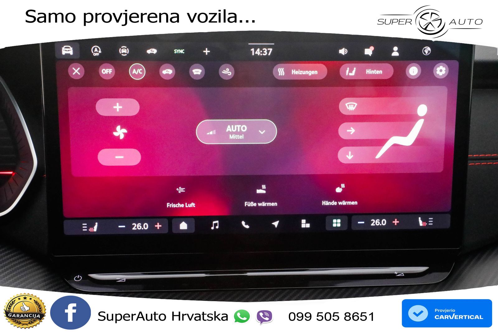 Škoda Octavia Combi RS 2.0 TSI (265 KS) DSG LED+GR SJED+ACC