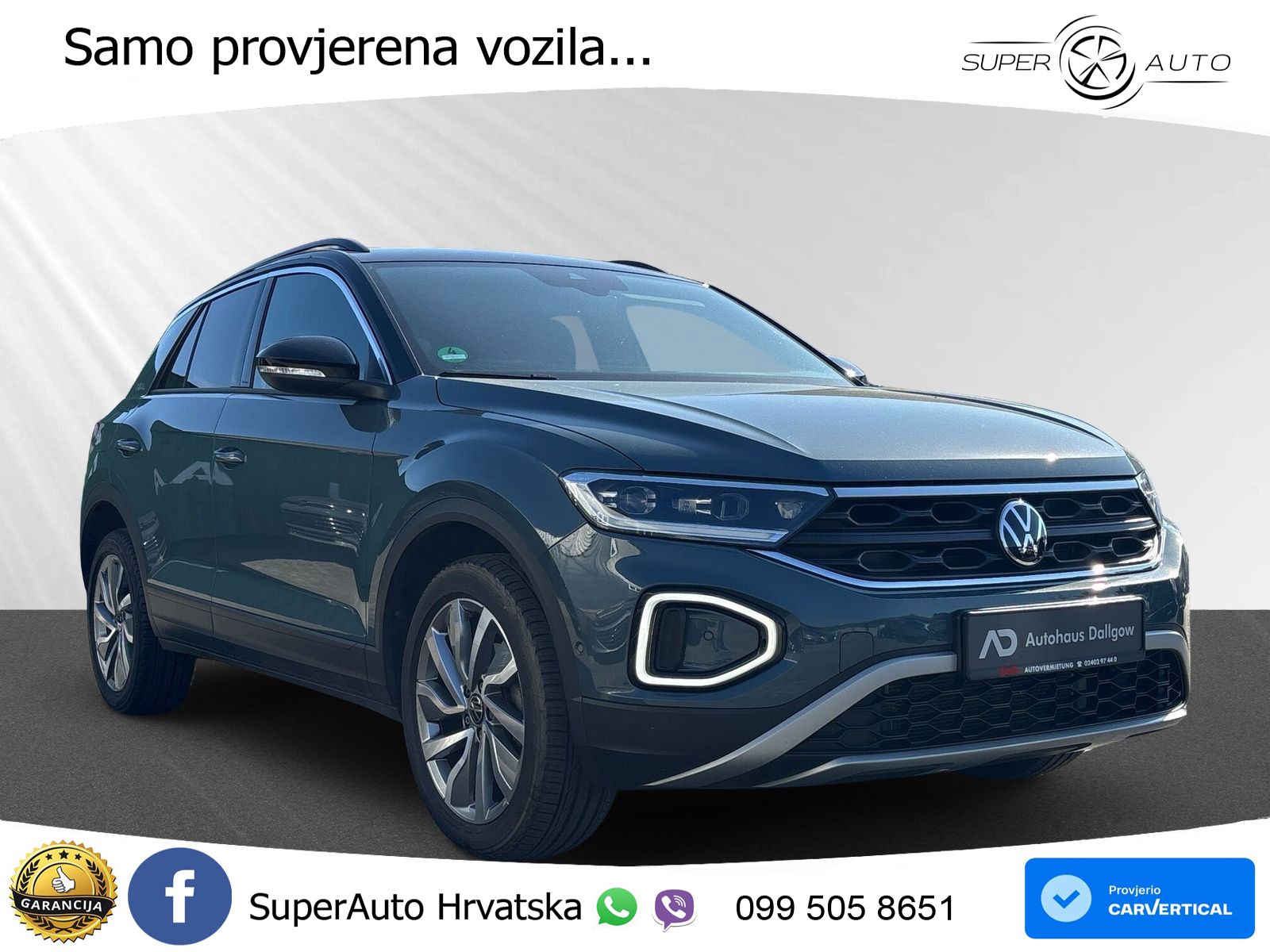 Volkswagen T-Roc 1.5 TSI (150 KS) DSG LED+GR SJED+ACC