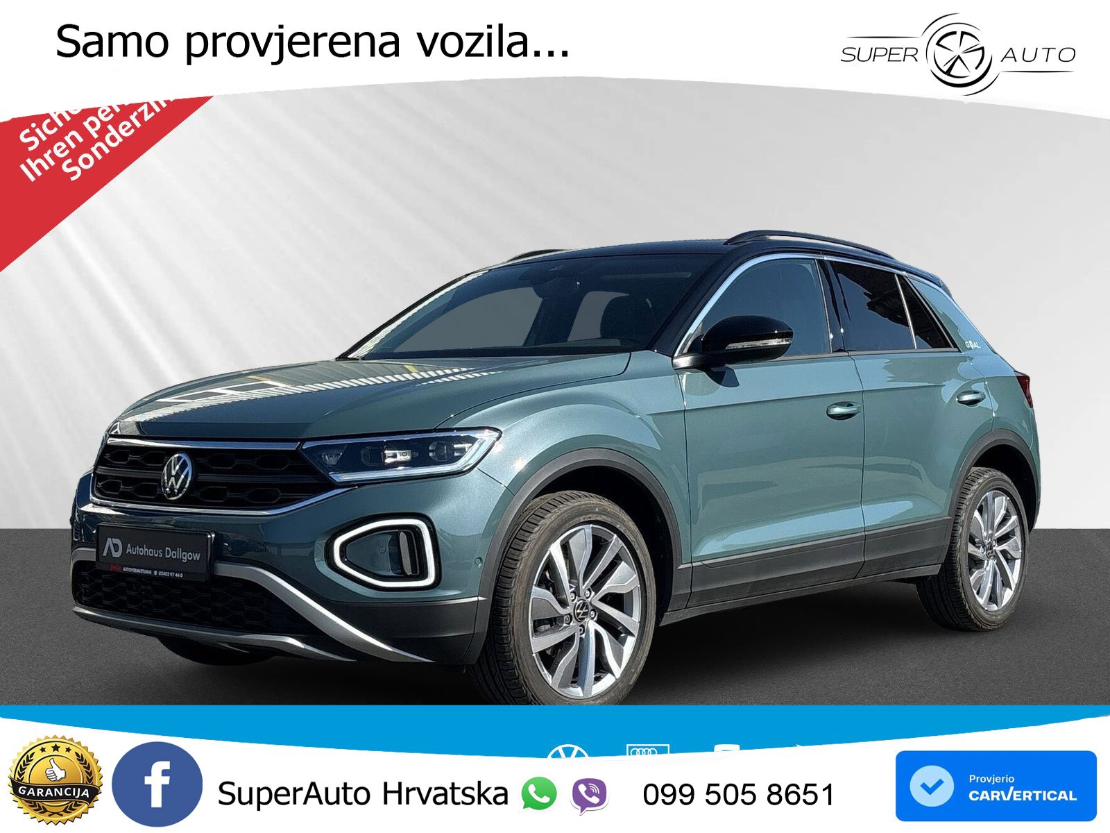 Volkswagen T-Roc 1.5 TSI (150 KS) DSG LED+GR SJED+ACC