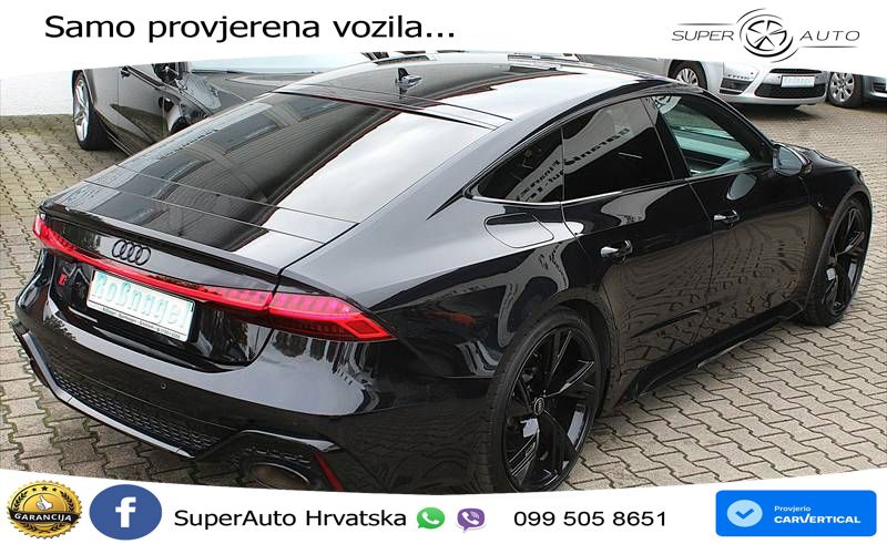 Audi RS7 4.0 TFSI V8 (600 KS) quattro tiptronic ZRAČNI+ACC+GR SJED+KAM