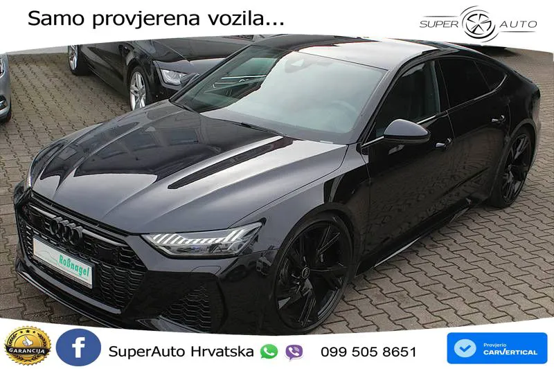 Audi RS7 4.0 TFSI V8 (600 KS) quattro tiptronic ZRAČNI+ACC+GR SJED+KAM