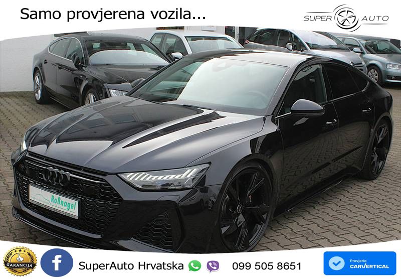 Audi RS7 4.0 TFSI V8 (600 KS) quattro tiptronic ZRAČNI+ACC+GR SJED+KAM