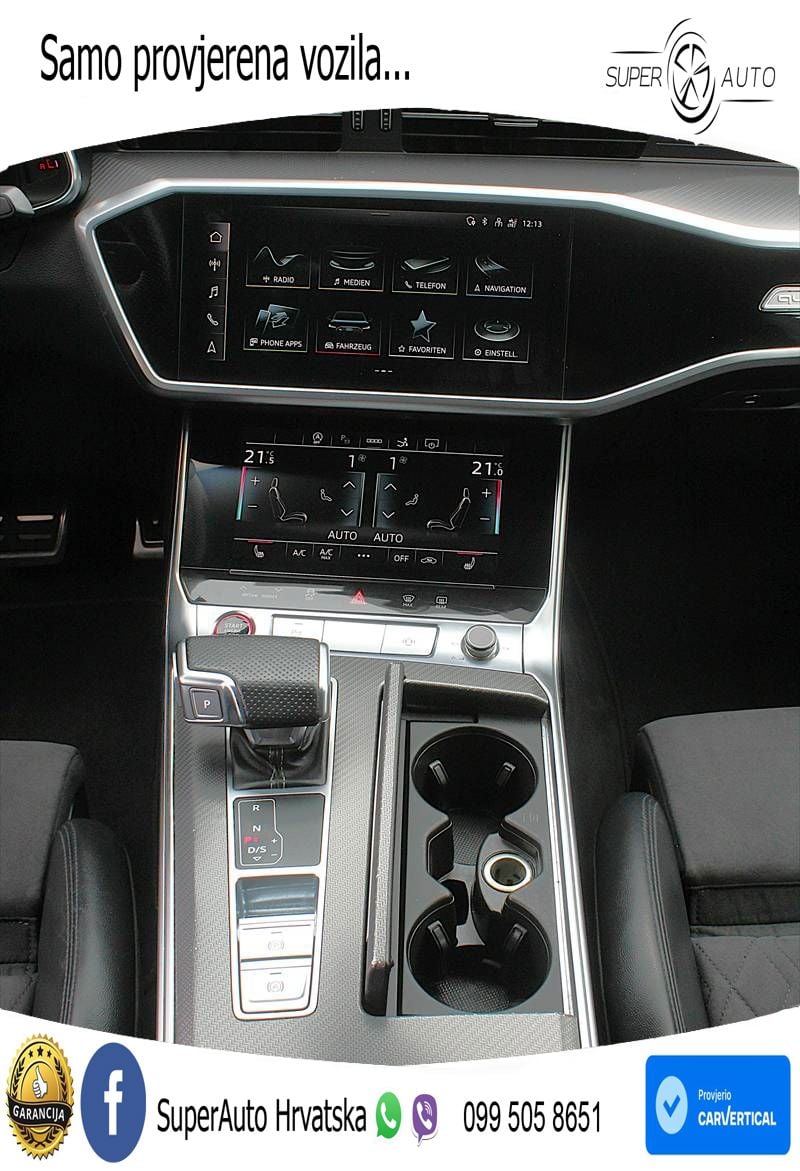 Audi RS7 4.0 TFSI V8 (600 KS) quattro tiptronic ZRAČNI+ACC+GR SJED+KAM
