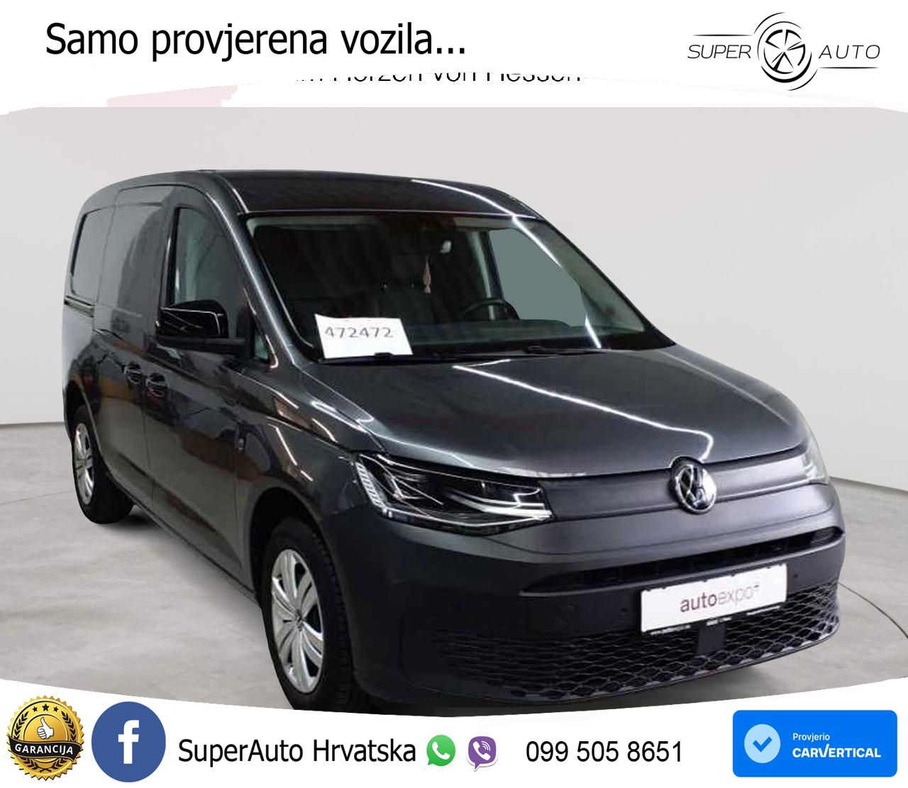 Volkswagen Caddy Cargo 2.0 TDI Maxi Navi ACC PDC 122 KS