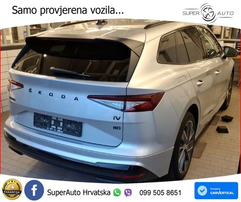 Škoda Enyaq iV 80 82 kWh (204 KS) SportLine LED+GR SJED+ACC