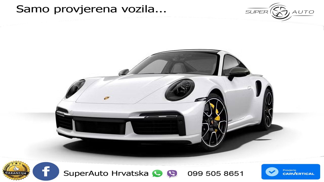 Porsche 911 Turbo S 3.8 (650 KS) PDK LED+GR SJED+ACC