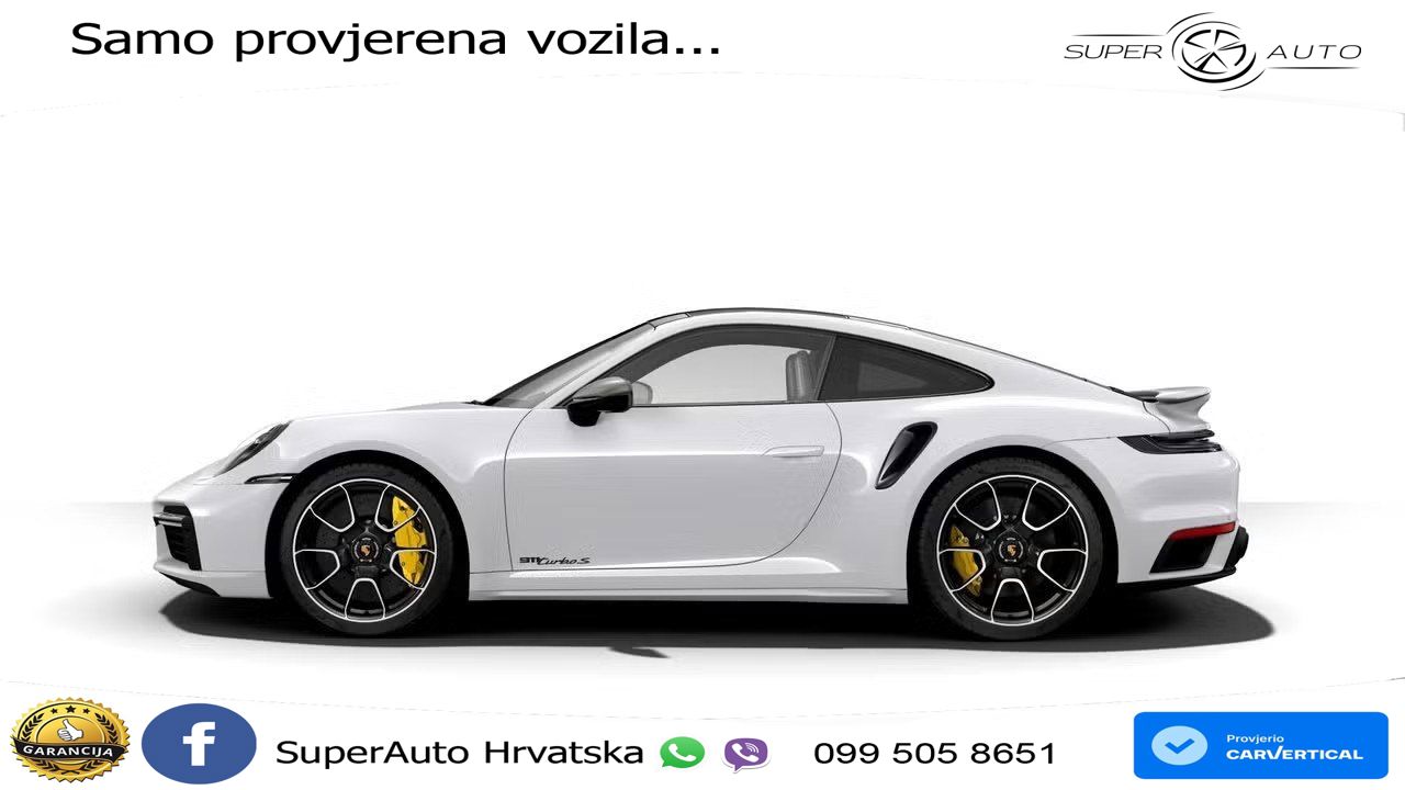 Porsche 911 Turbo S 3.8 (650 KS) PDK LED+GR SJED+ACC