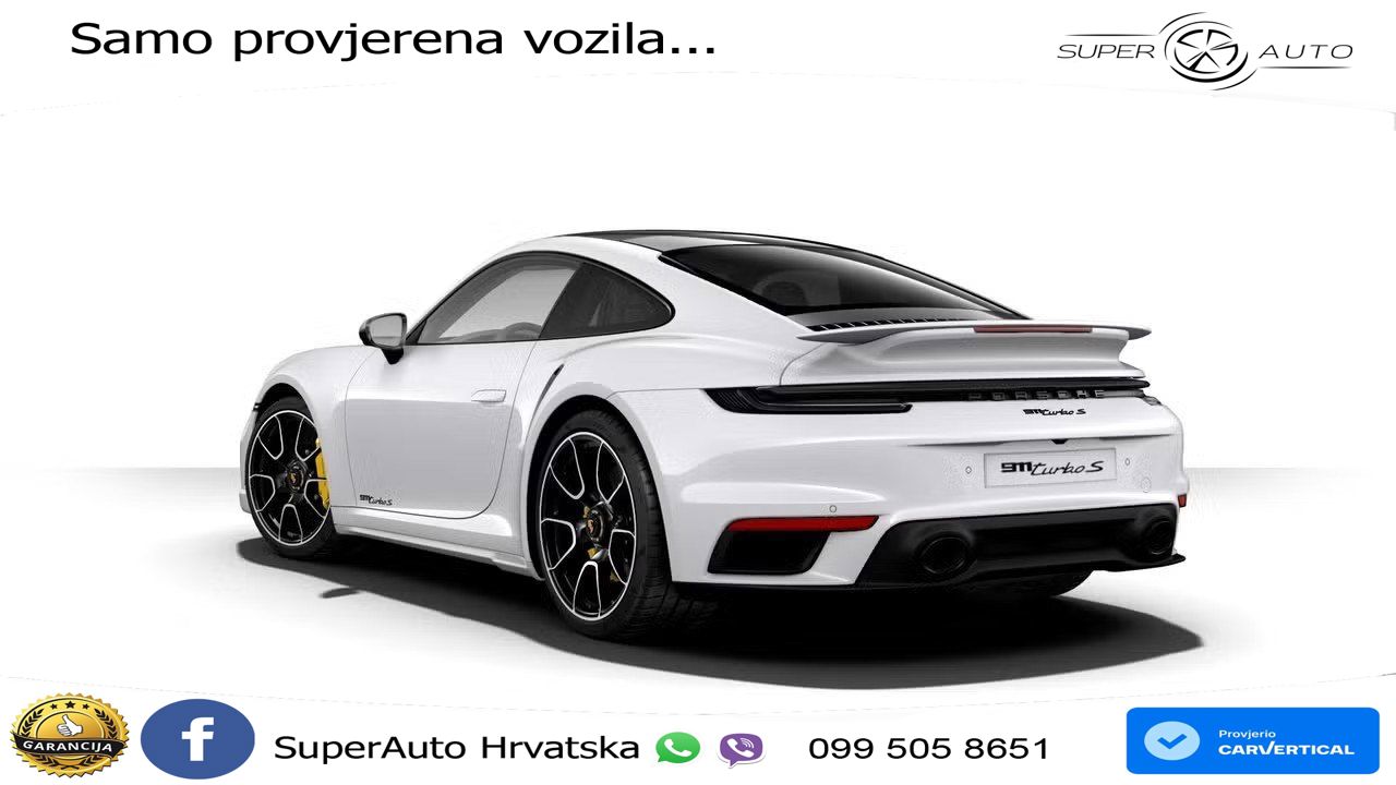 Porsche 911 Turbo S 3.8 (650 KS) PDK LED+GR SJED+ACC