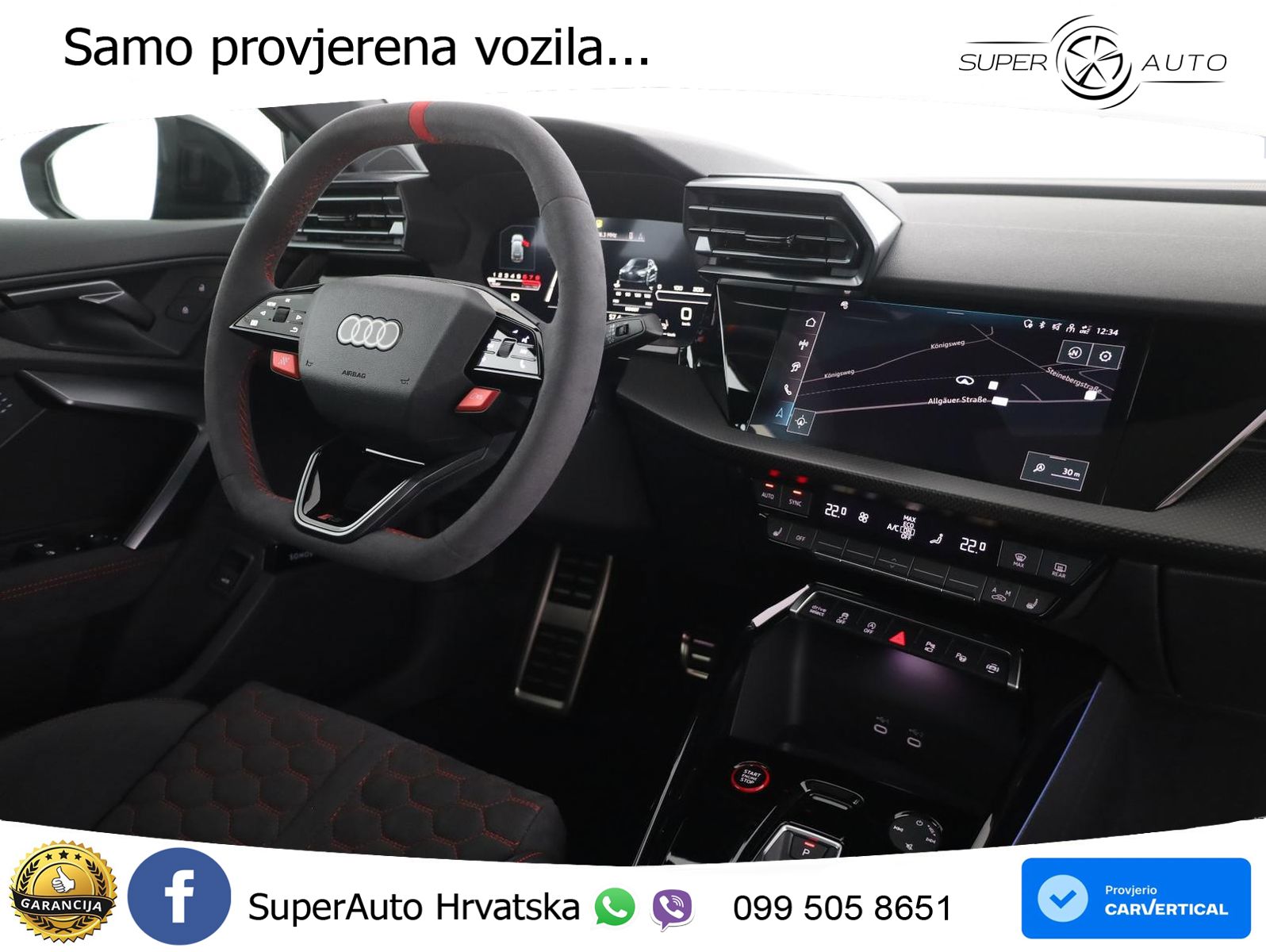 Audi RS3 Sedan 2.5 TFSI (400 KS) quattro S tronic MATRIX+GR SJED+KAM