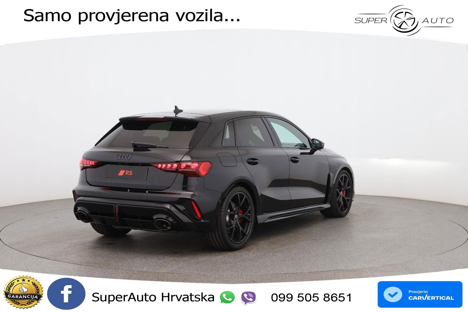 Audi RS3 Sedan 2.5 TFSI (400 KS) quattro S tronic MATRIX+GR SJED+KAM