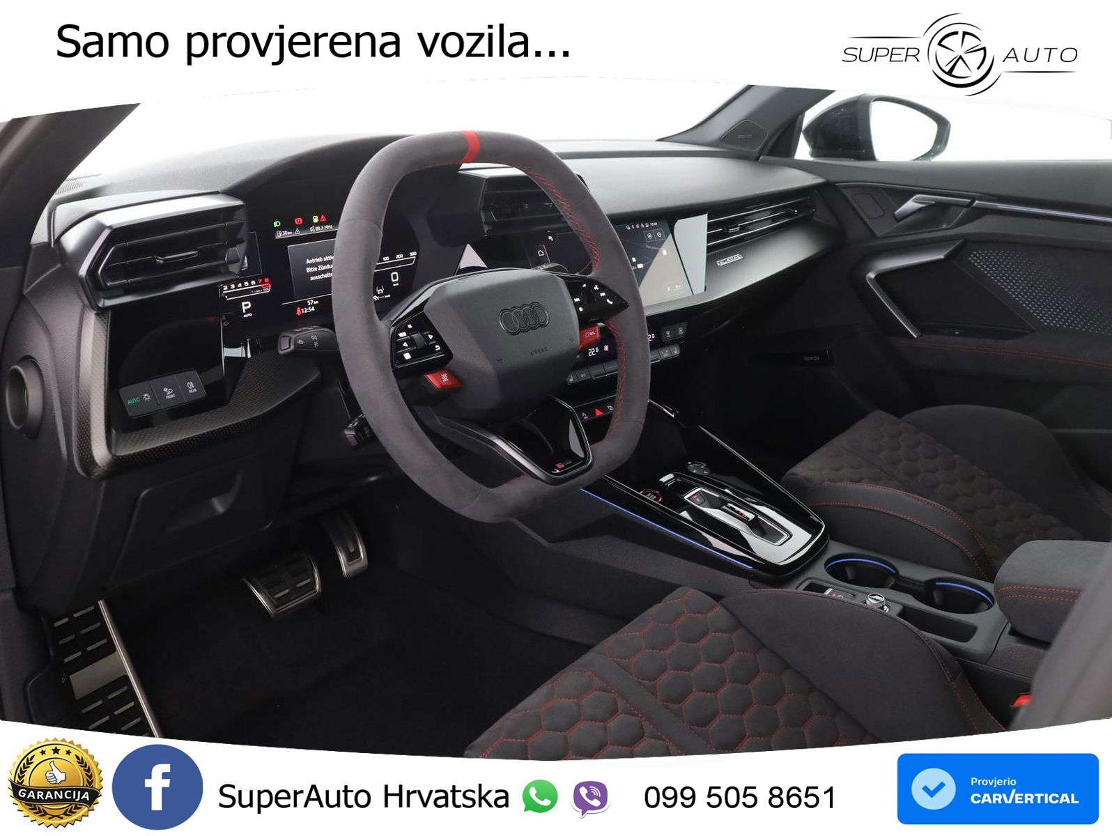 Audi RS3 Sedan 2.5 TFSI (400 KS) quattro S tronic MATRIX+GR SJED+KAM