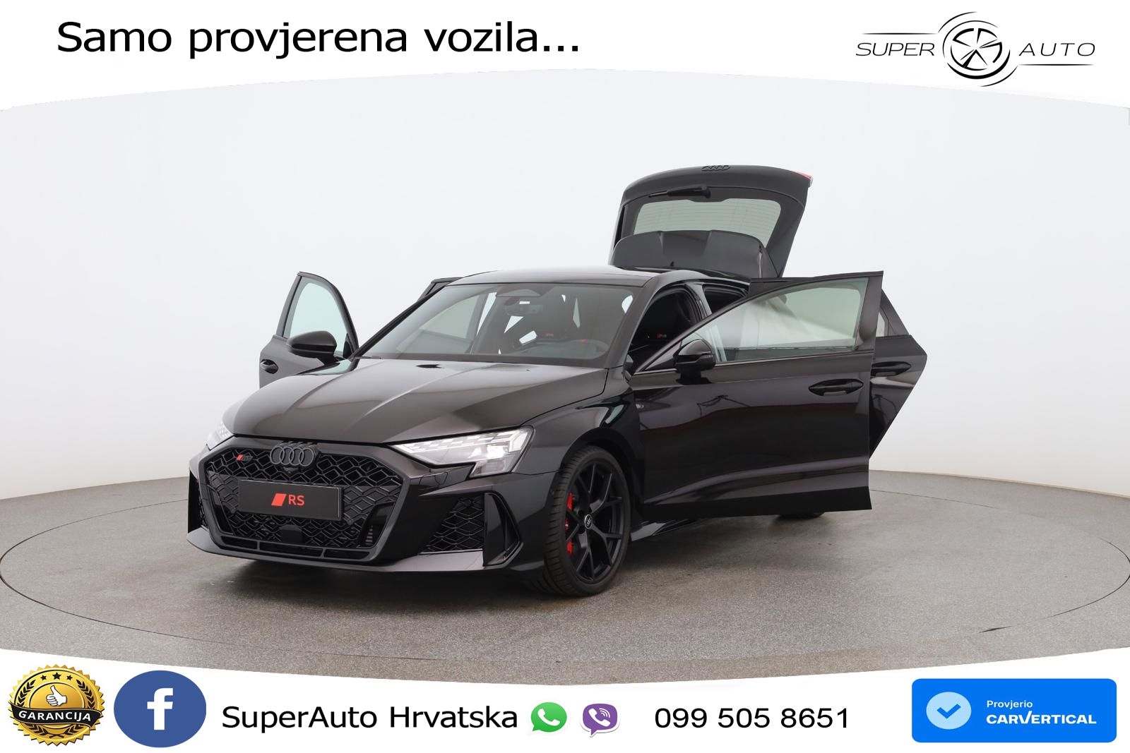 Audi RS3 Sedan 2.5 TFSI (400 KS) quattro S tronic MATRIX+GR SJED+KAM