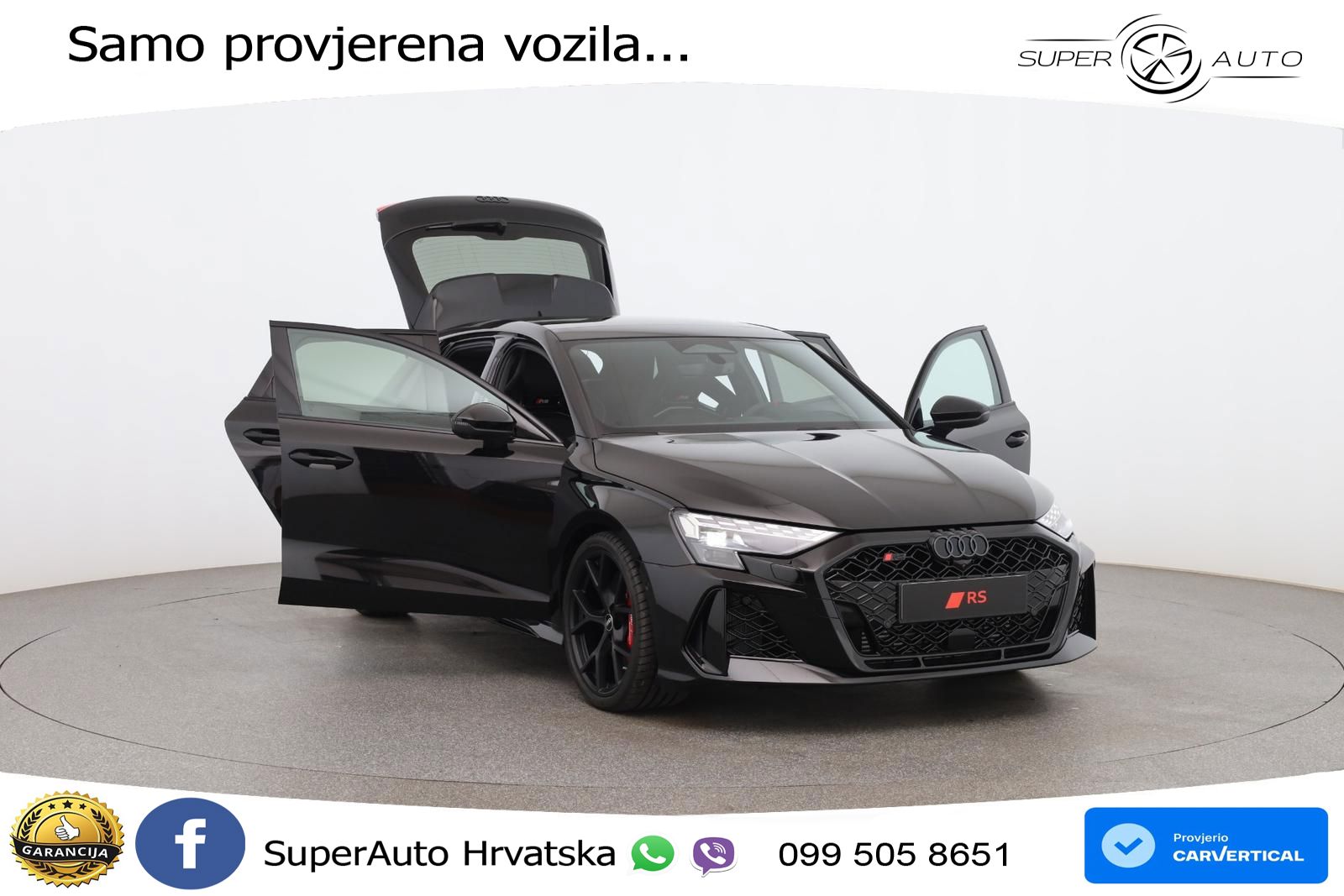 Audi RS3 Sedan 2.5 TFSI (400 KS) quattro S tronic MATRIX+GR SJED+KAM