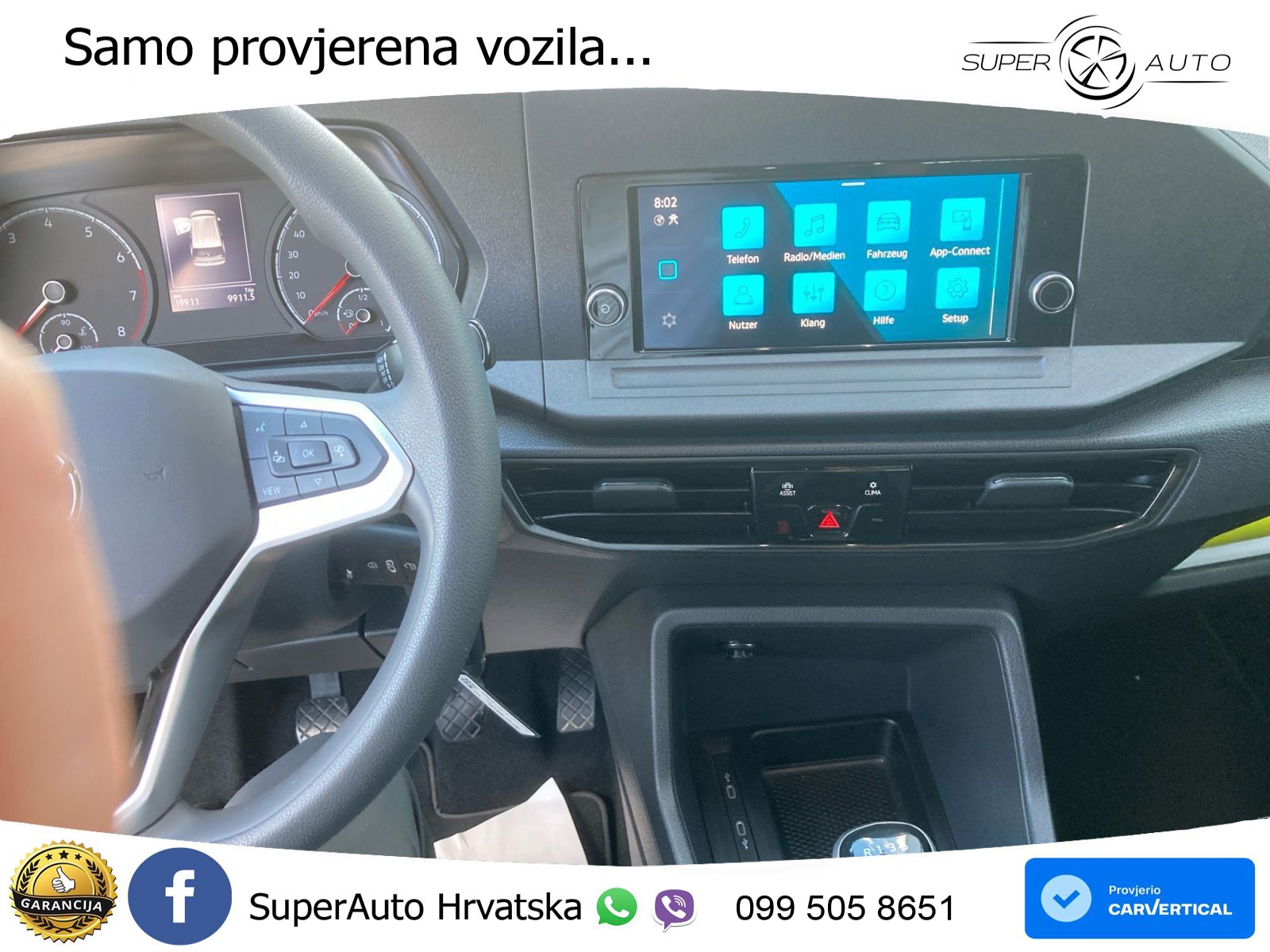 Volkswagen Caddy Cargo TSI 84kw Klima Kamera APP 114 KS