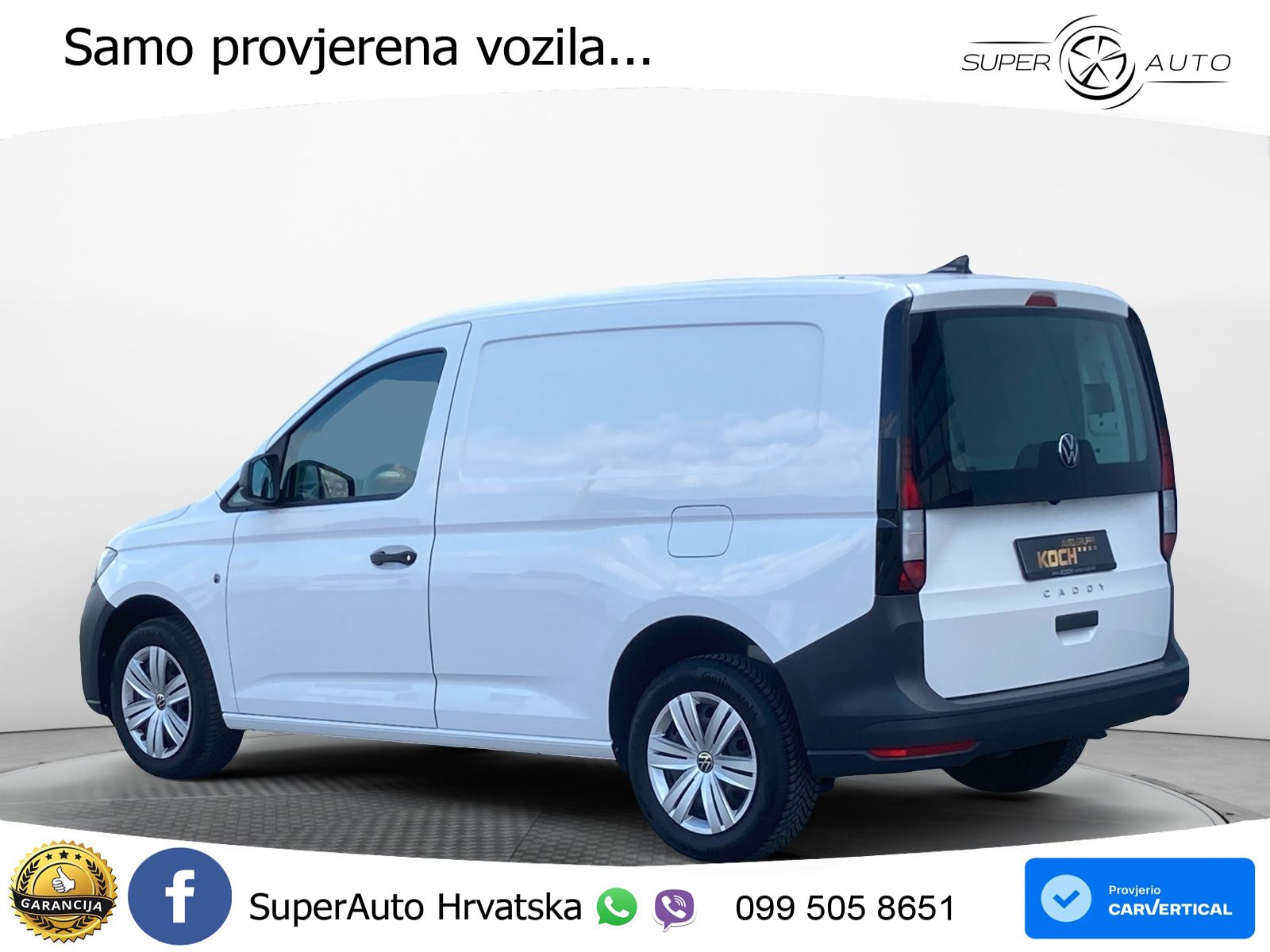 Volkswagen Caddy Cargo TSI 84kw Klima Kamera APP 114 KS