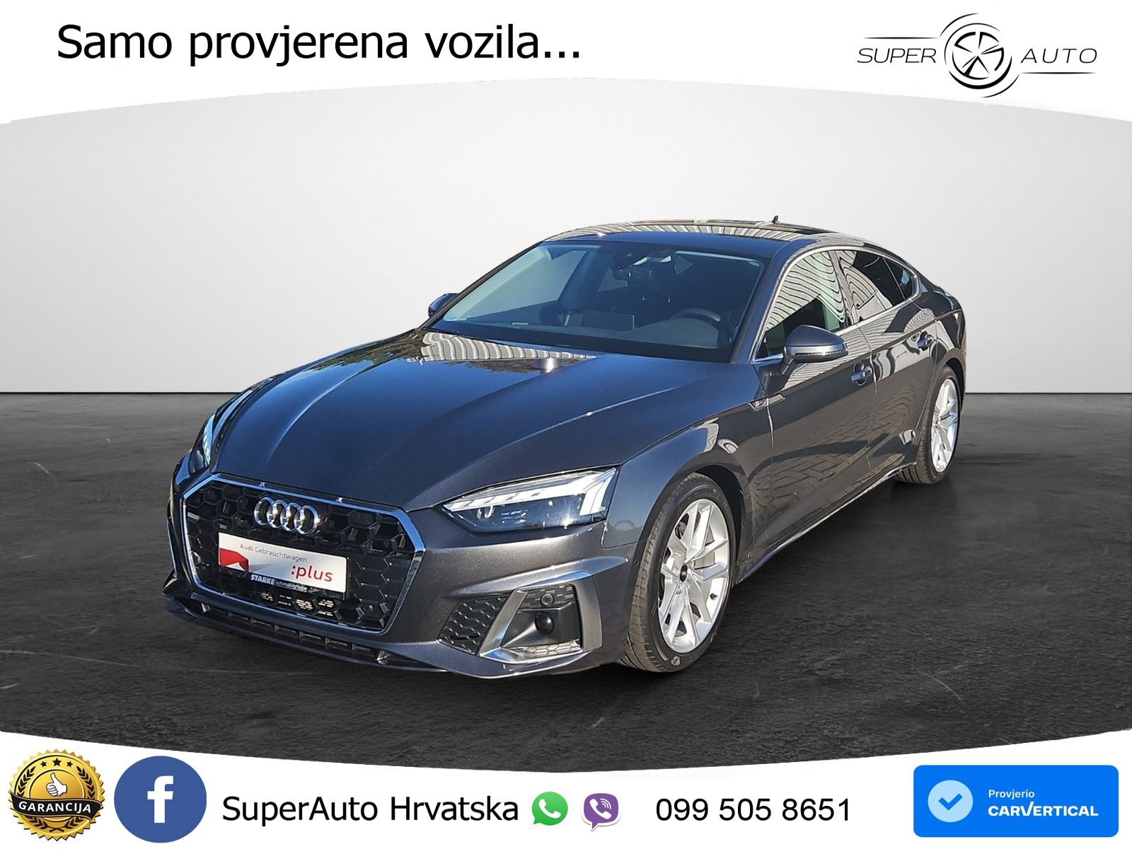 Audi A5 Sportback 35 TDI (163 KS) S tronic S line MATRIX+GR SJED+KAM