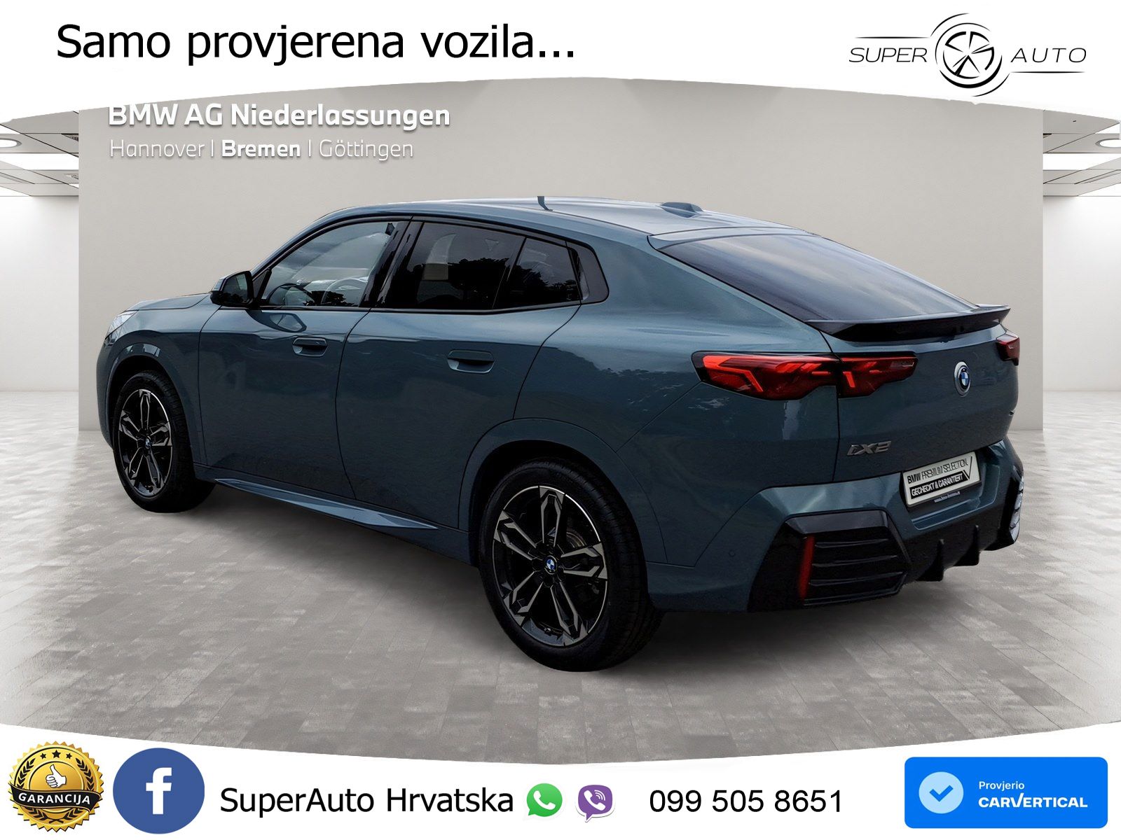 BMW iX2 66.5 kWh (313 KS) xDrive30