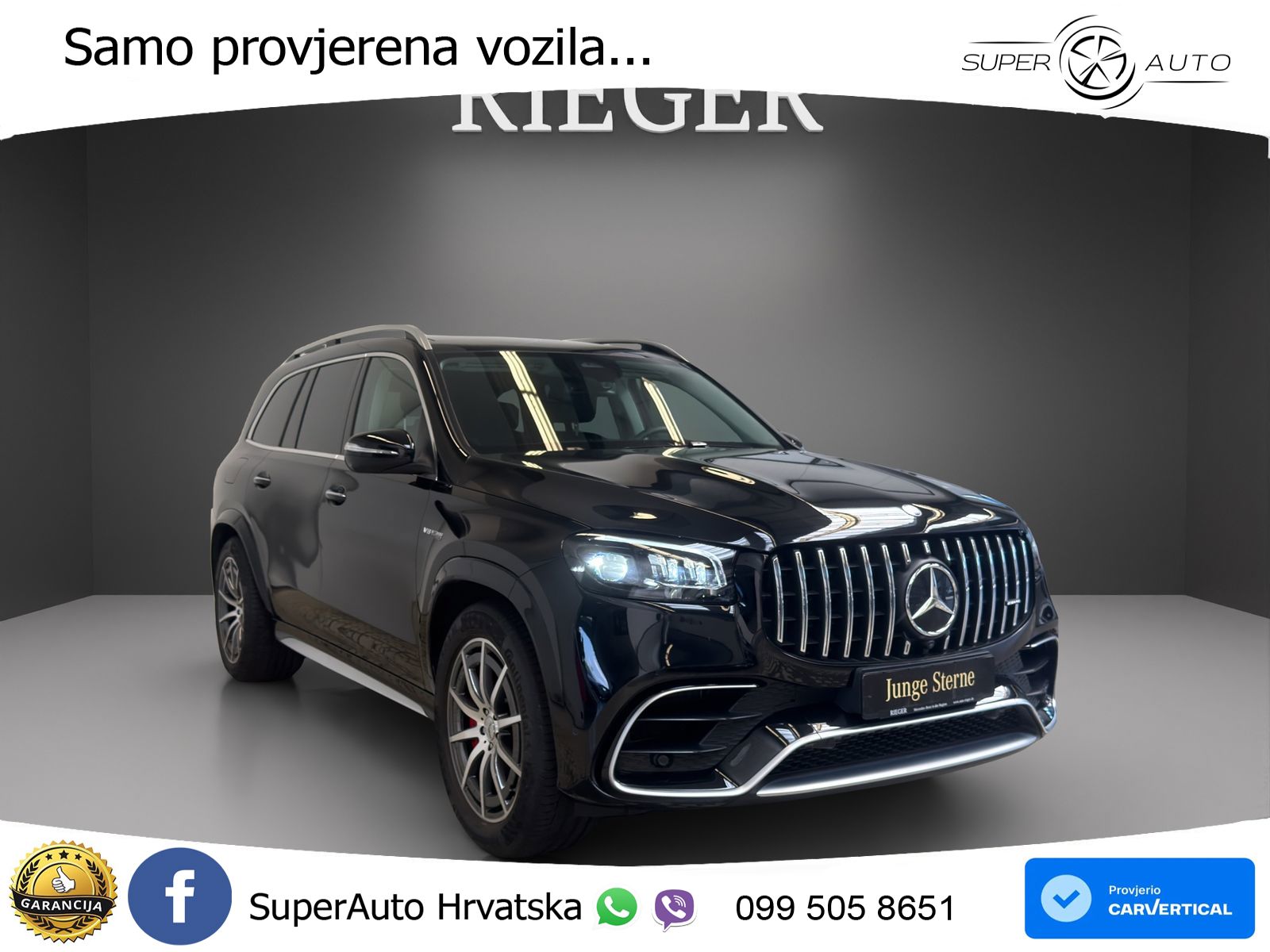 Mercedes-Benz GLS AMG GLS 63 V8 EQ Boost 4MATIC+ AMG SPEEDSHIFT TCT 9G ACC+HEAD+4xGR SJED+360+PANO