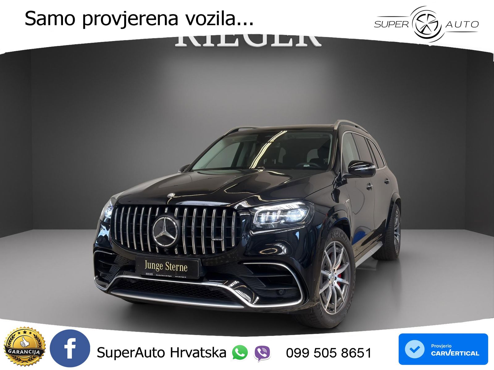 Mercedes-Benz GLS AMG GLS 63 V8 EQ Boost 4MATIC+ AMG SPEEDSHIFT TCT 9G ACC+HEAD+4xGR SJED+360+PANO