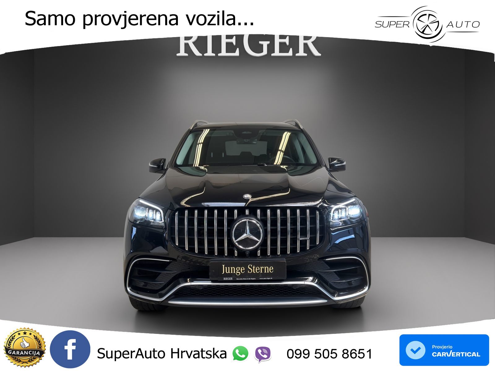 Mercedes-Benz GLS AMG GLS 63 V8 EQ Boost 4MATIC+ AMG SPEEDSHIFT TCT 9G ACC+HEAD+4xGR SJED+360+PANO