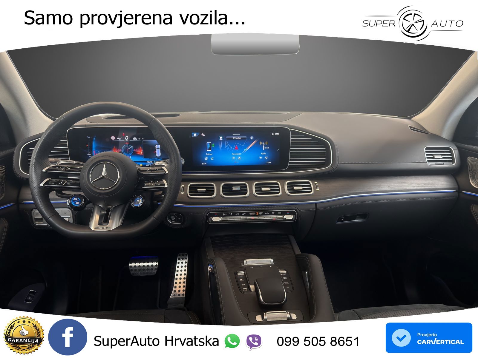 Mercedes-Benz GLS AMG GLS 63 V8 EQ Boost 4MATIC+ AMG SPEEDSHIFT TCT 9G ACC+HEAD+4xGR SJED+360+PANO
