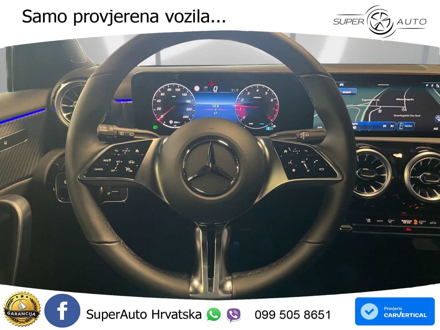 Mercedes-Benz A 200 7G-DCT LED+GR SJED+ACC