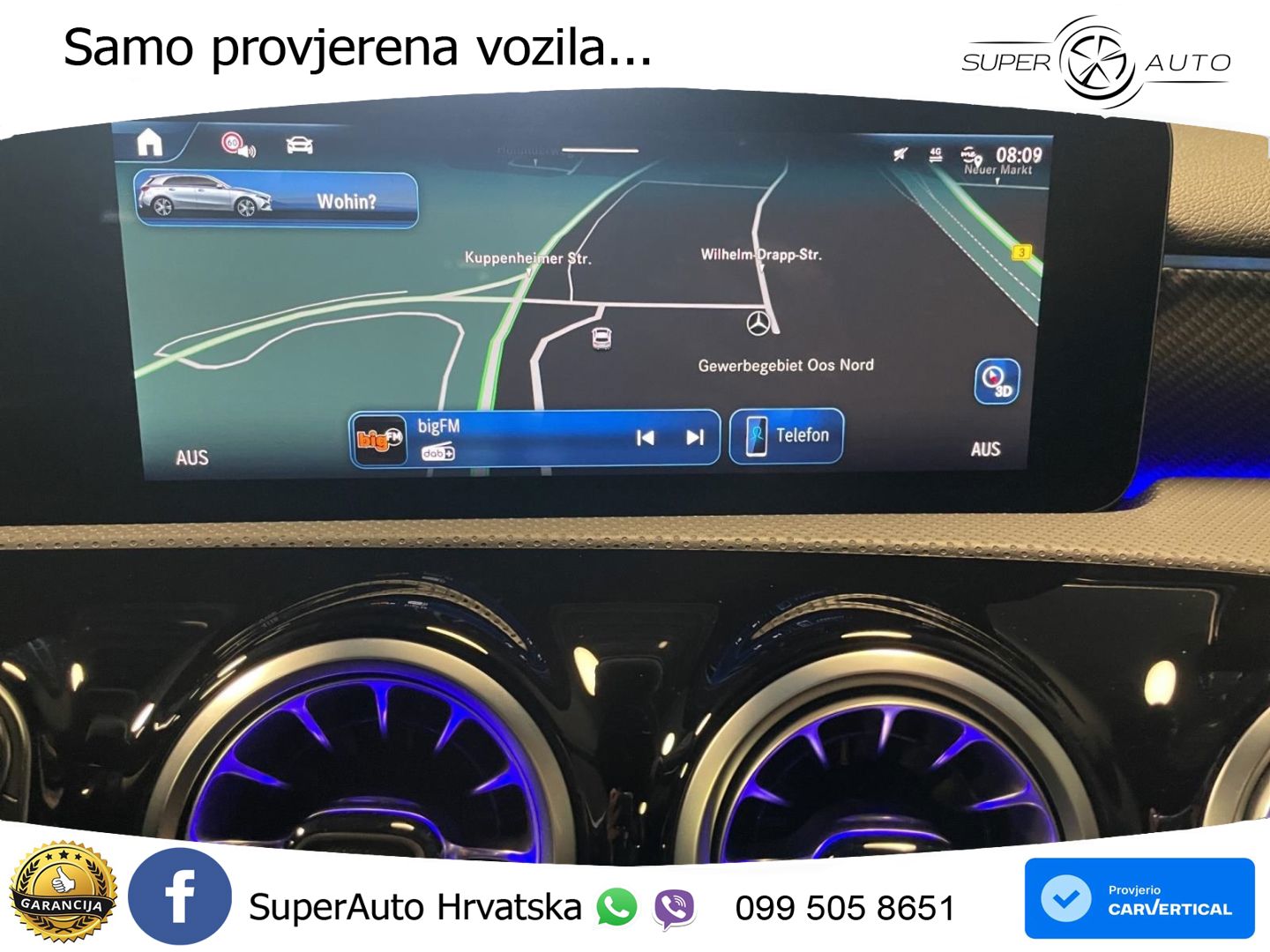 Mercedes-Benz A 200 7G-DCT LED+GR SJED+ACC