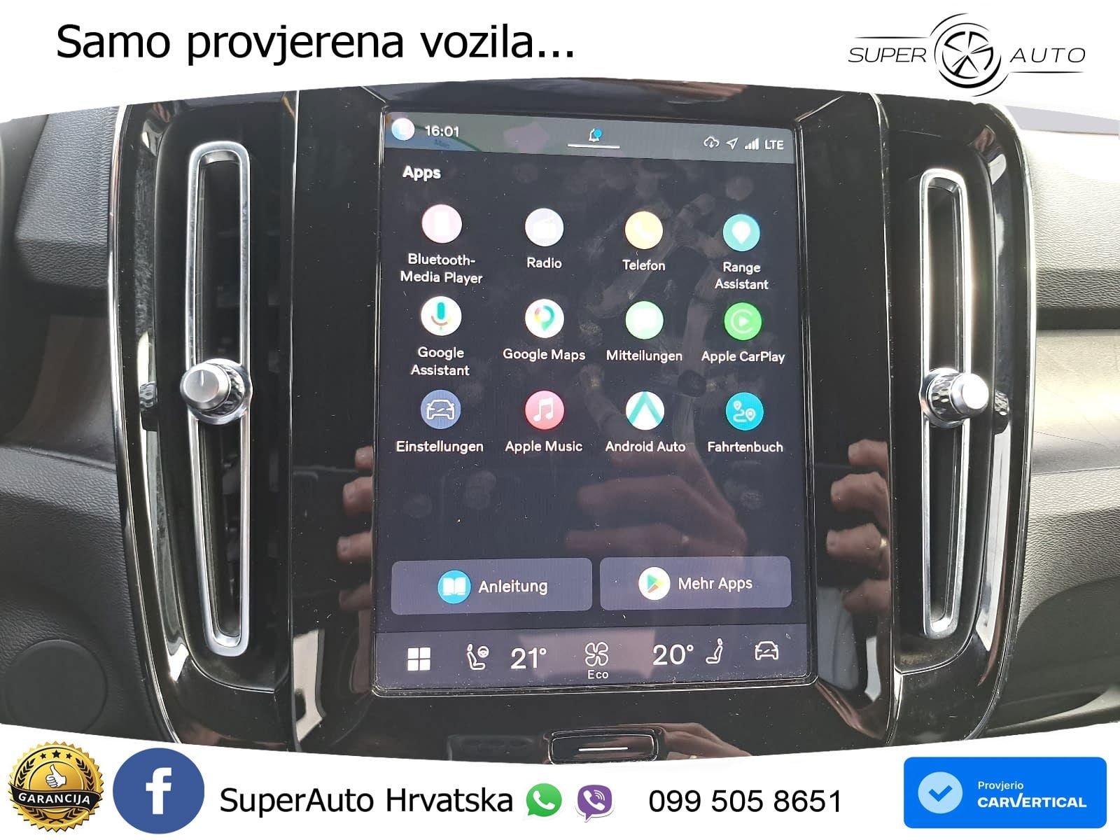 Volvo XC40 Recharge Twin 78 kWh 408 KS AWD LED+GR SJED+ACC