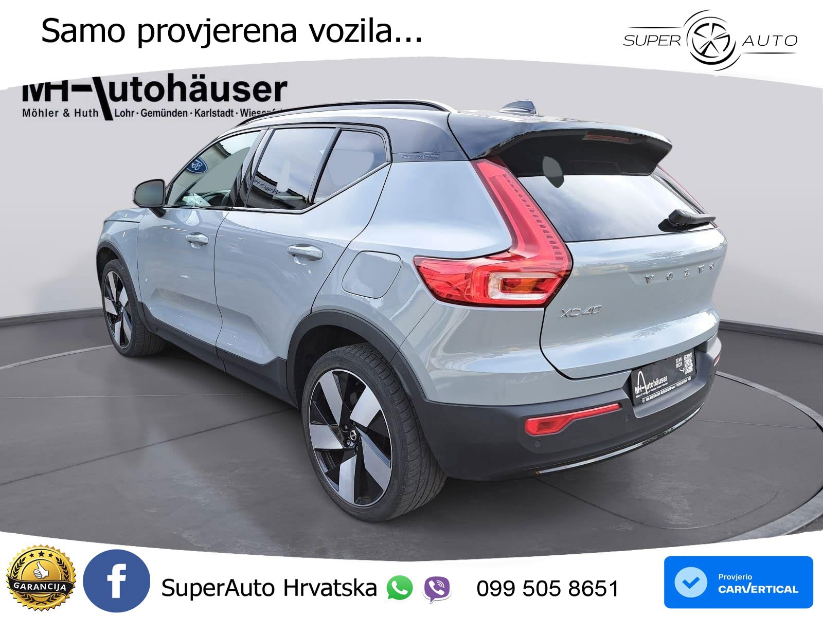 Volvo XC40 Recharge Twin 78 kWh 408 KS AWD LED+GR SJED+ACC