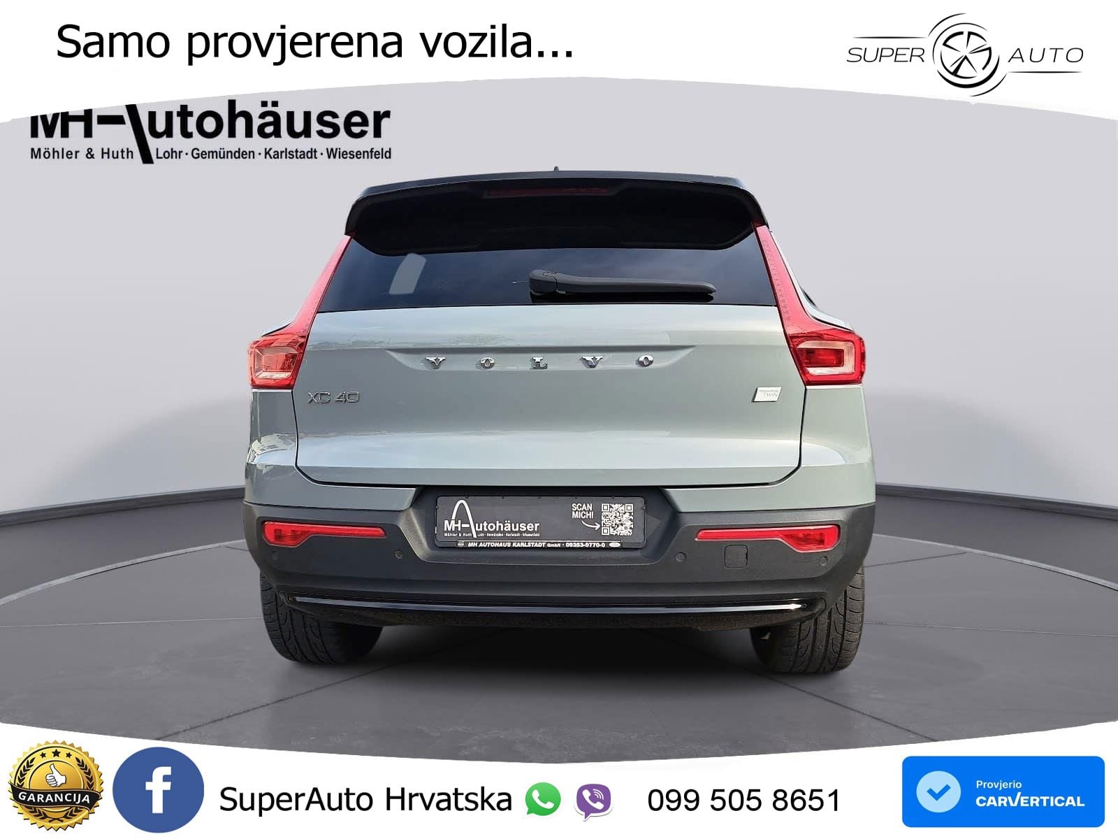 Volvo XC40 Recharge Twin 78 kWh 408 KS AWD LED+GR SJED+ACC