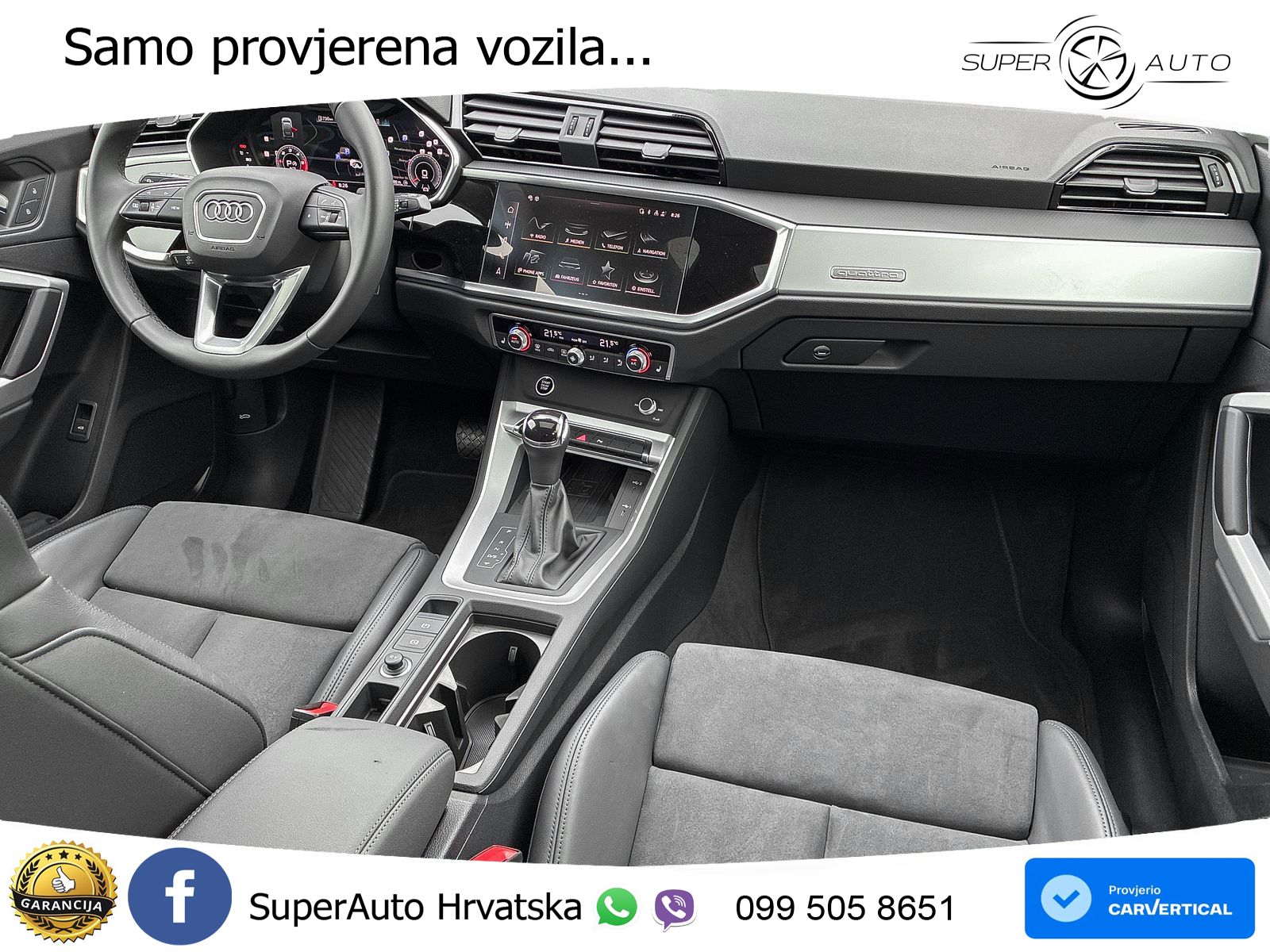 Audi Q3 Sportback 40 TDI (193 KS) quattro S tronic S line LED+GR SJED+ACC