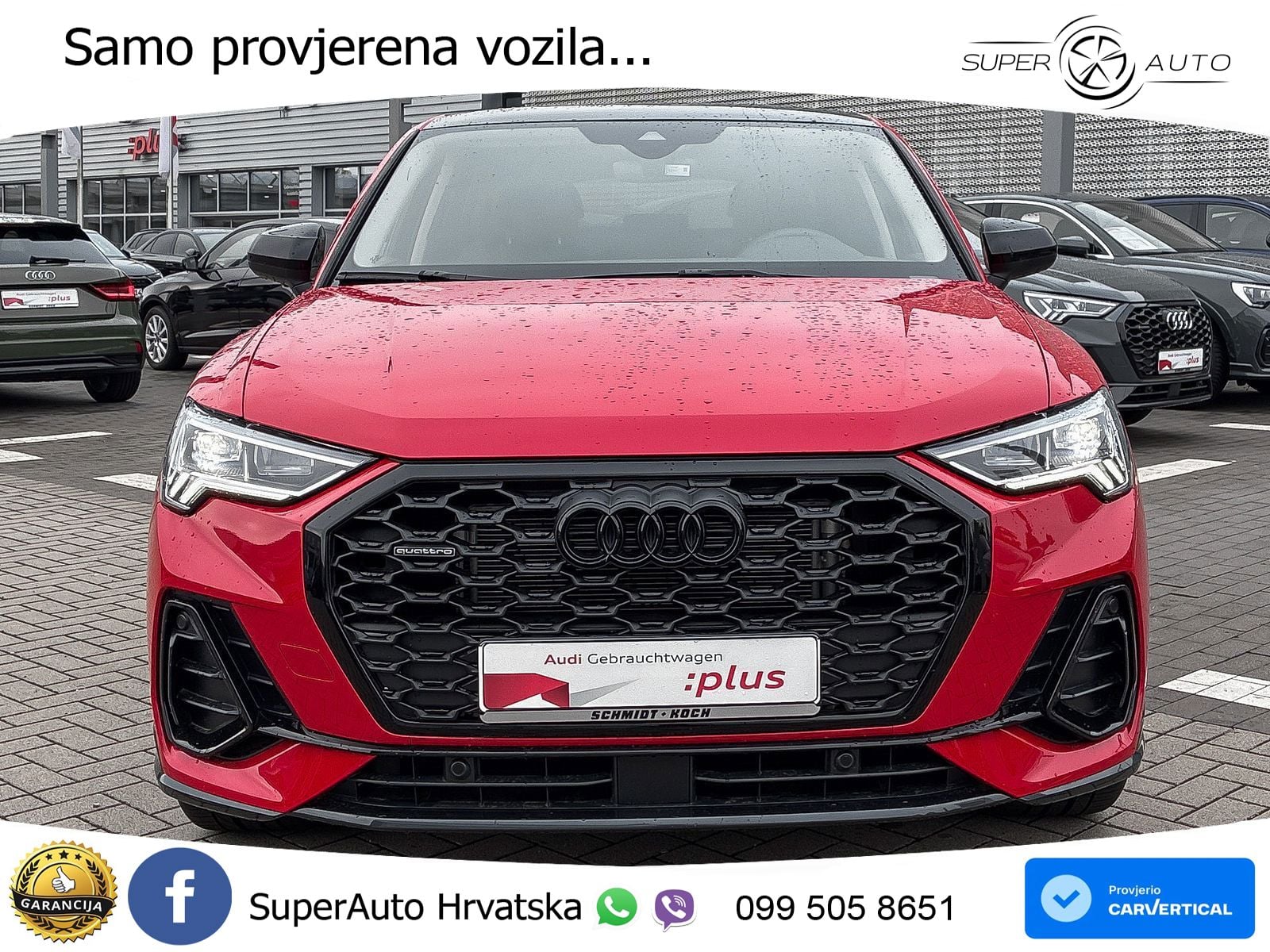 Audi Q3 Sportback 40 TDI (193 KS) quattro S tronic S line LED+GR SJED+ACC