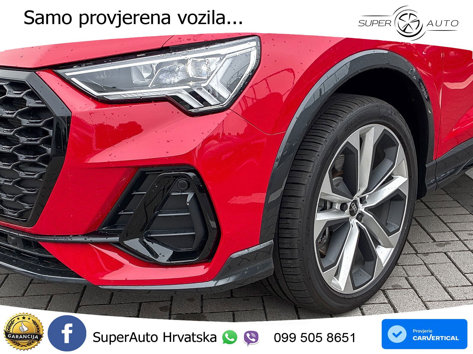 Audi Q3 Sportback 40 TDI (193 KS) quattro S tronic S line LED+GR SJED+ACC