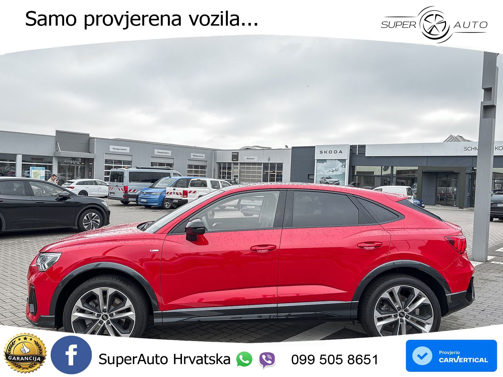 Audi Q3 Sportback 40 TDI (193 KS) quattro S tronic S line LED+GR SJED+ACC