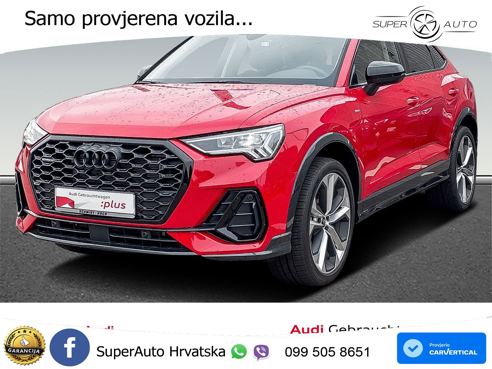 Audi Q3 Sportback 40 TDI (193 KS) quattro S tronic S line LED+GR SJED+ACC
